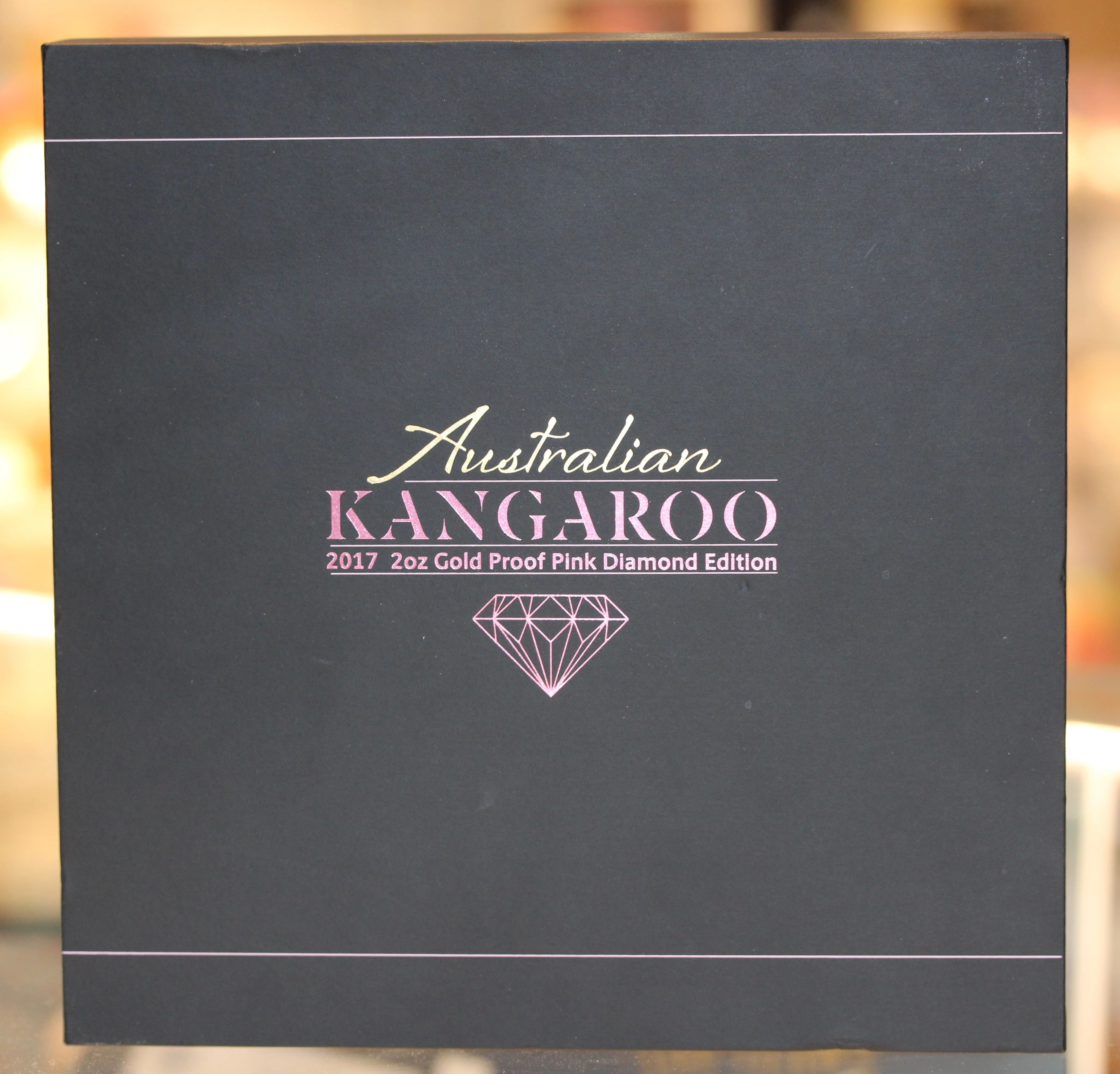 Australian Kangaroo 2017 2oz Gold Proof Pink Diamond Edition - Image 6