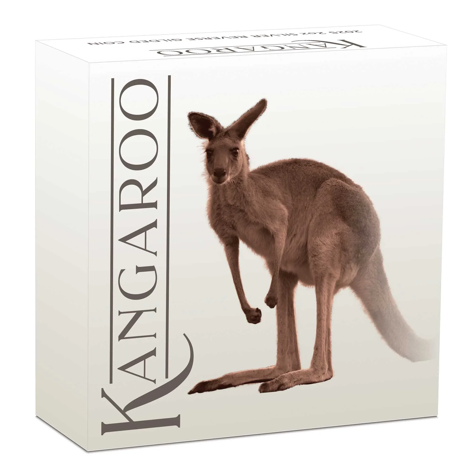 Australian Kangaroo 2025 2oz Silver Proof Reverse Gilded Coin - Image 4