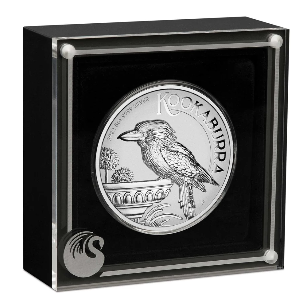 Australian Kookaburra 2022 5oz Silver Incused Coin - Image 3