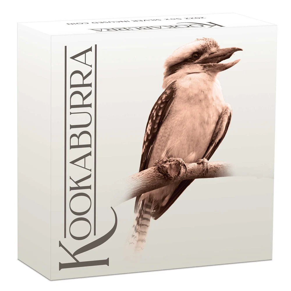 Australian Kookaburra 2022 5oz Silver Incused Coin - Image 4