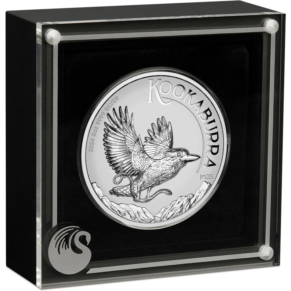 Australian Kookaburra 2024 5oz Silver Proof High Relief Incused Coin - Image 3