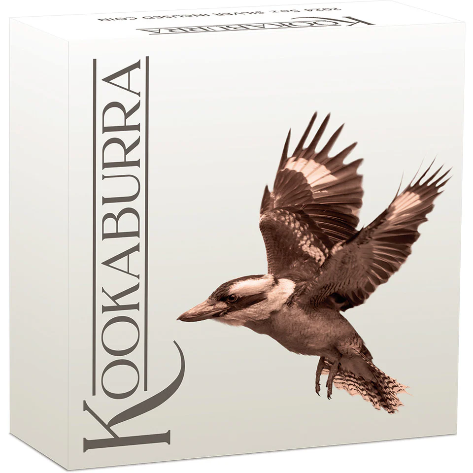 Australian Kookaburra 2024 5oz Silver Proof High Relief Incused Coin - Image 4