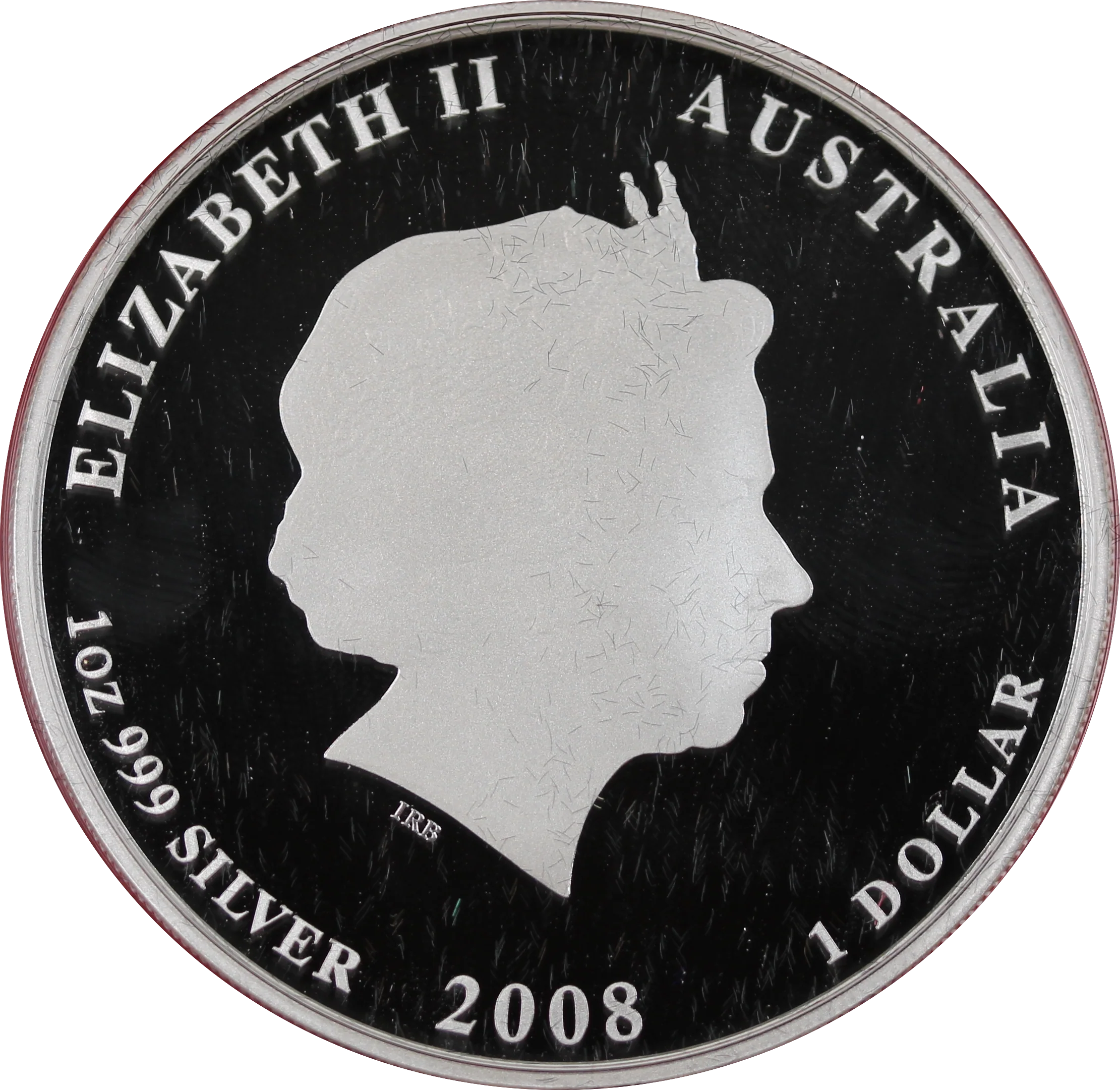 Australian Lunar Series II 2008 Year of the Mouse 1oz Silver Proof Coin - Image 3
