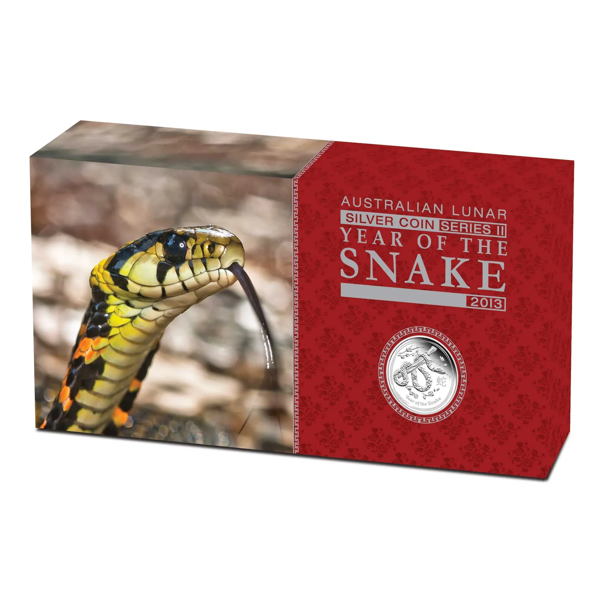 Australian Lunar Series II 2013 Year of the Snake Silver Proof Three-Coin Set - Image 2