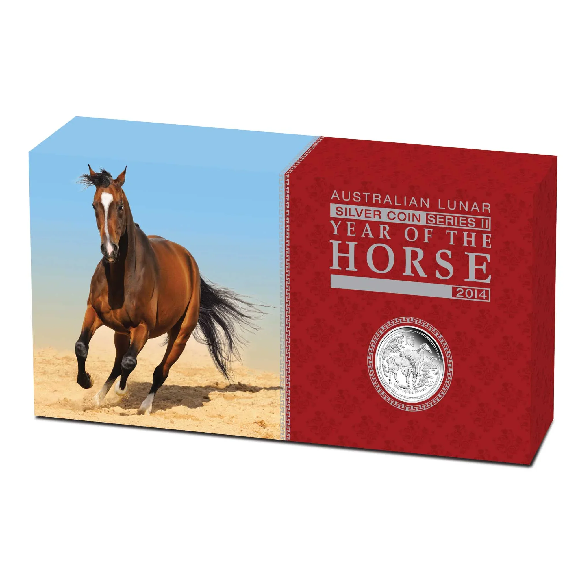 Australian Lunar Series II 2014 Year of the Horse Silver Three-Coin Set - Image 2