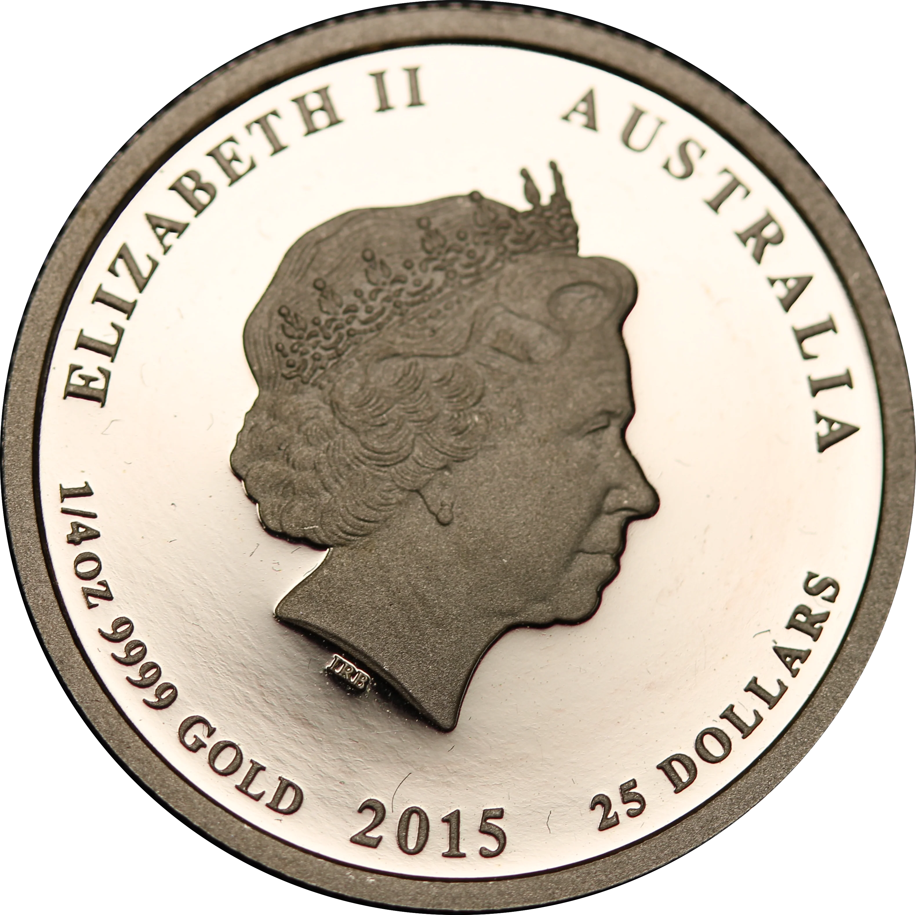 Australian Lunar Series II 2015 Year of the Goat 1/4oz Coloured Gold Proof Coin - Image 3