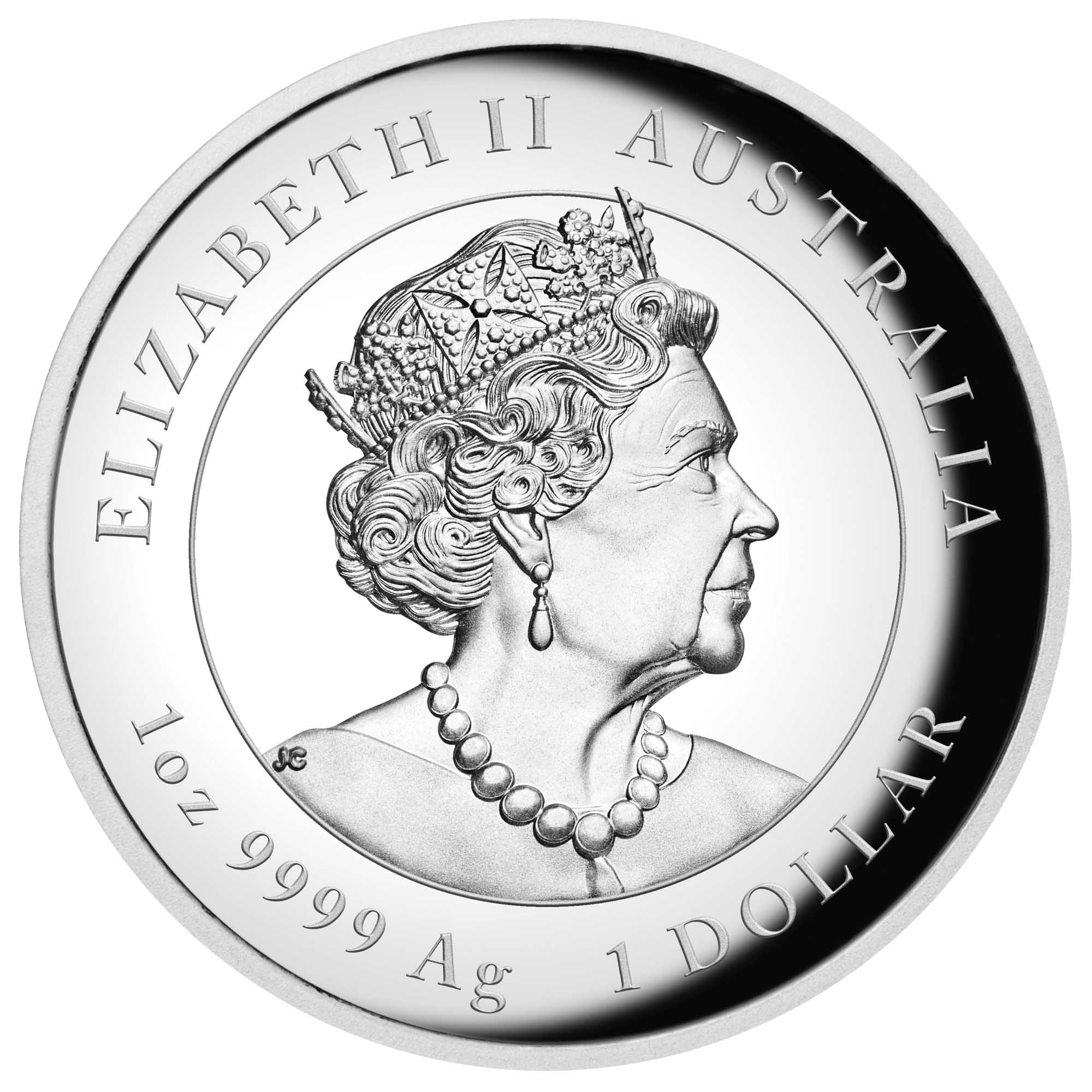 Australian Lunar Series III 2022 Year of the Tiger 1oz Silver Proof High Relief Coin - Image 3