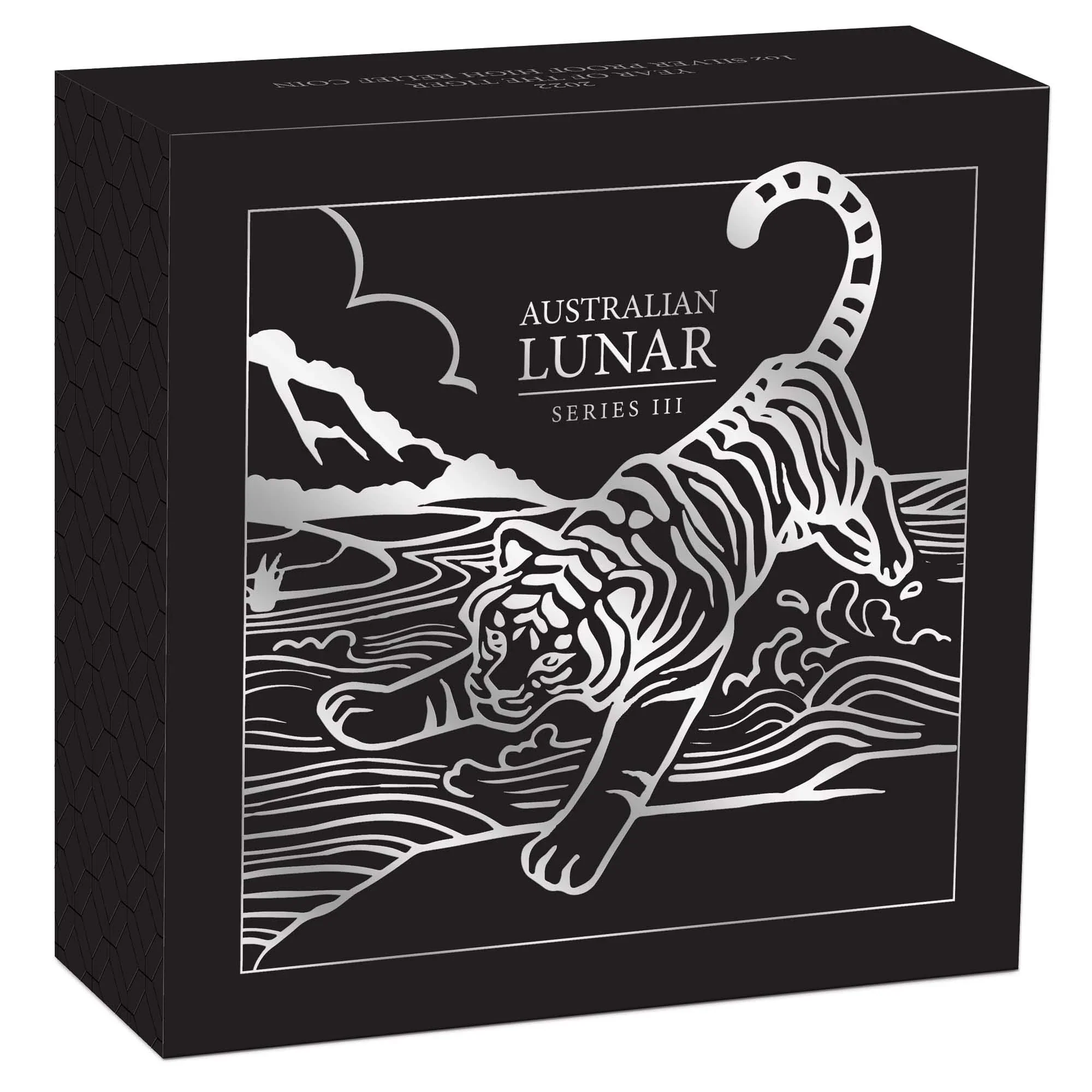 Australian Lunar Series III 2022 Year of the Tiger 1oz Silver Proof High Relief Coin - Image 4