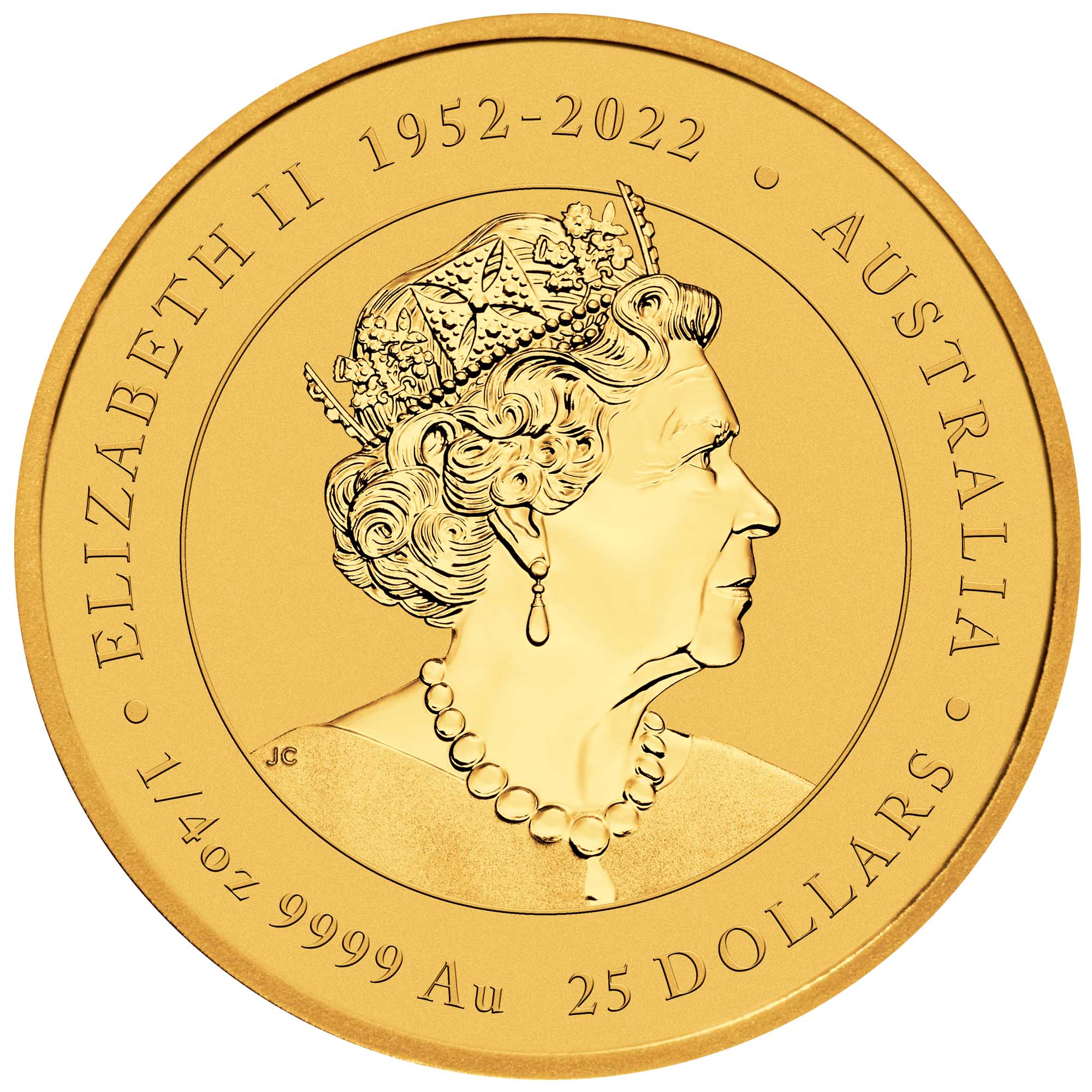 Australian Lunar Series III 2024 Year of the Dragon 1/4oz Gold Bullion Coin - Image 2