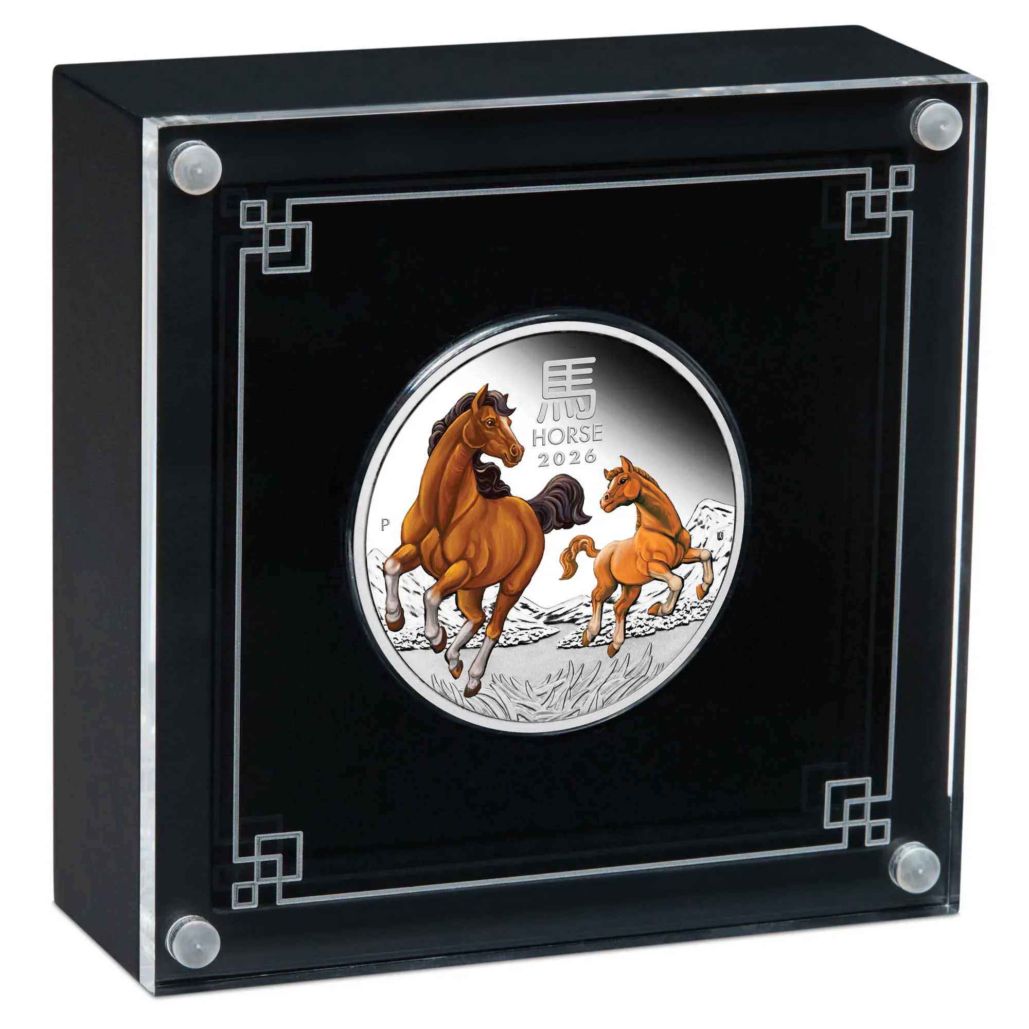 Australian Lunar Series III 2026 Year of the Horse 1oz Silver Proof Coloured Coin - Image 4