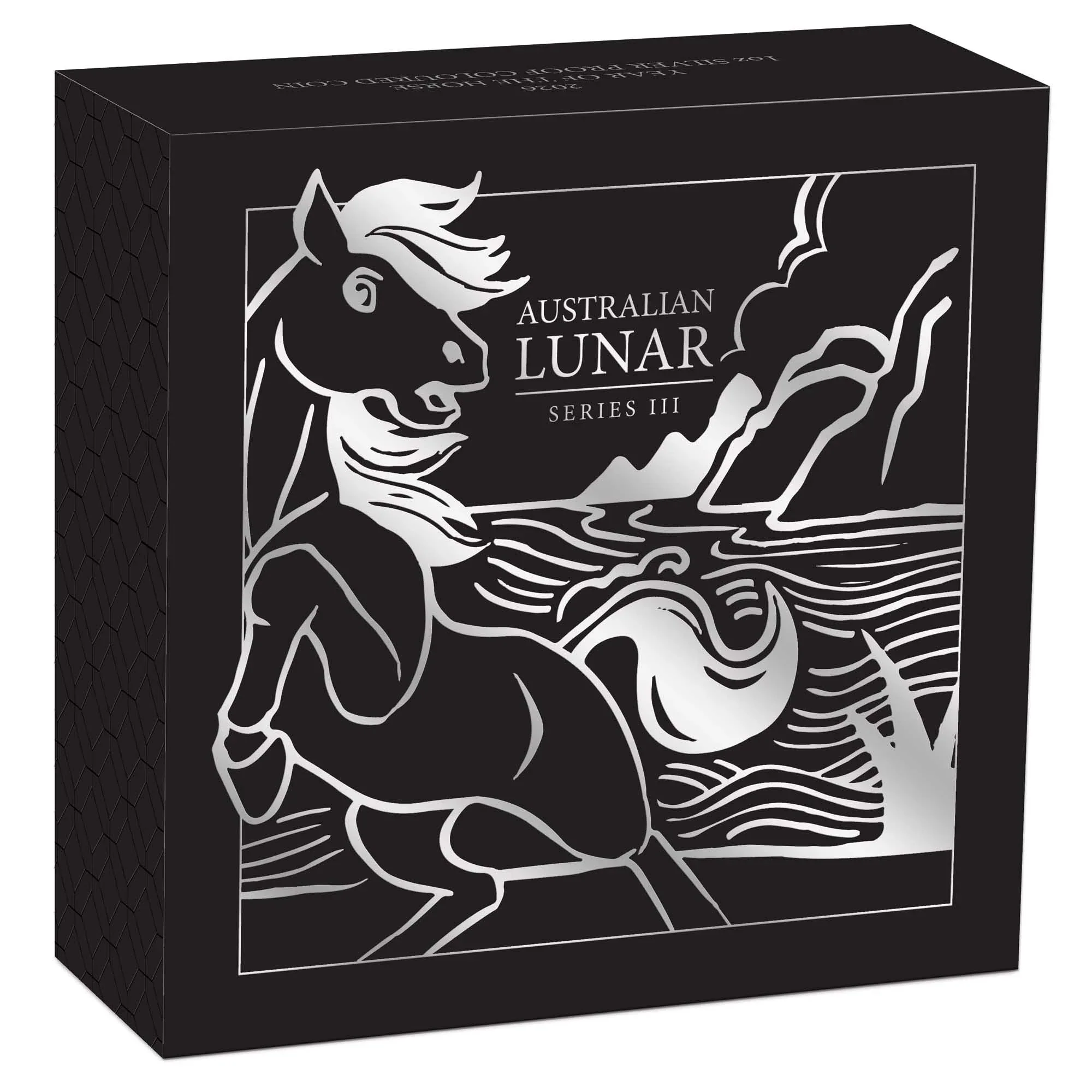 Australian Lunar Series III 2026 Year of the Horse 1oz Silver Proof Coloured Coin - Image 5