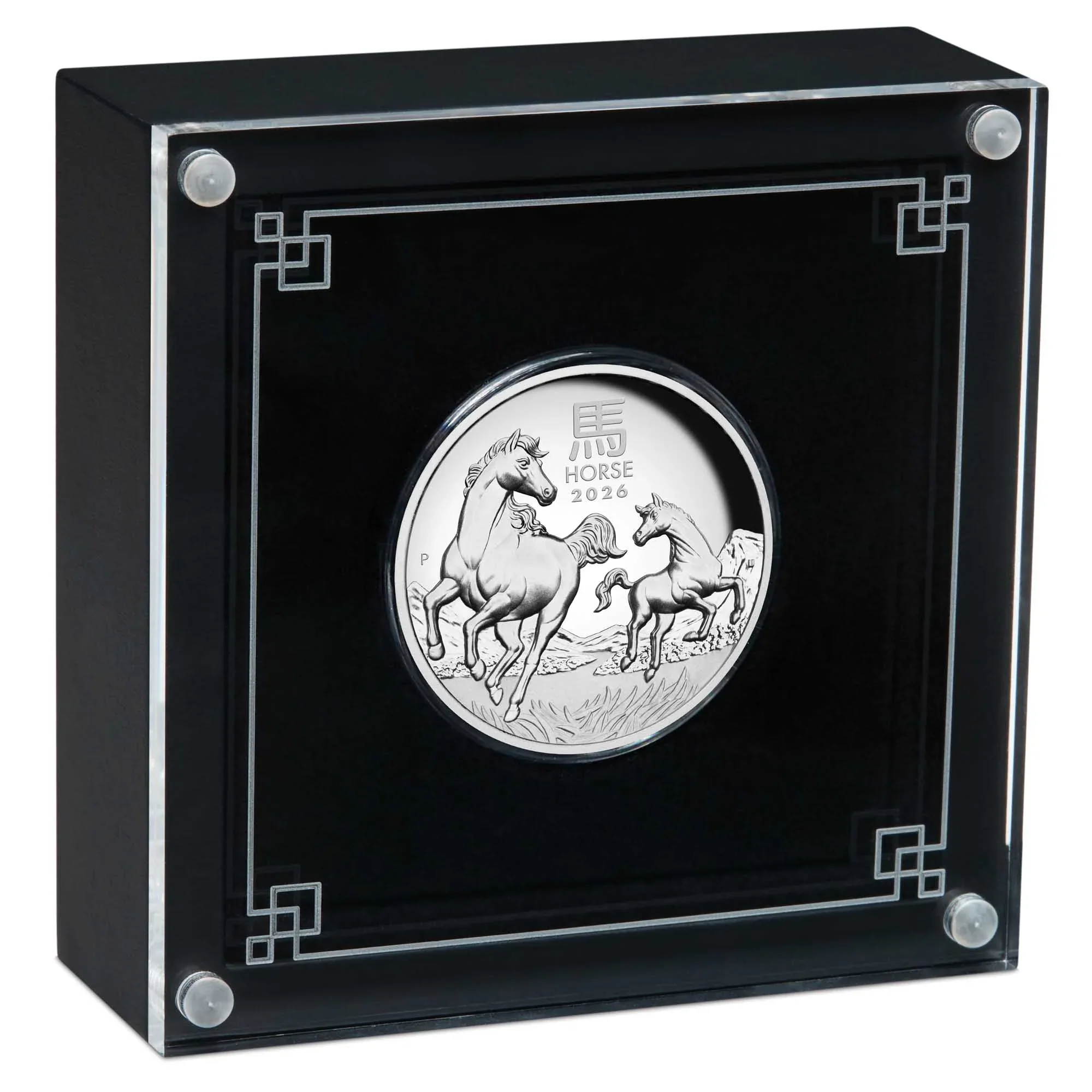 Australian Lunar Series III 2026 Year of the Horse 1oz Silver Proof High Relief Coin - Image 3
