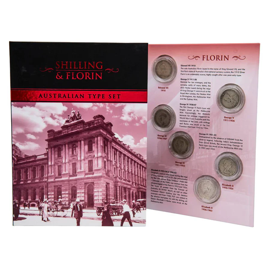 Australian Predecimal Type Set Collection (includes 1923 Halfpenny) - Image 4