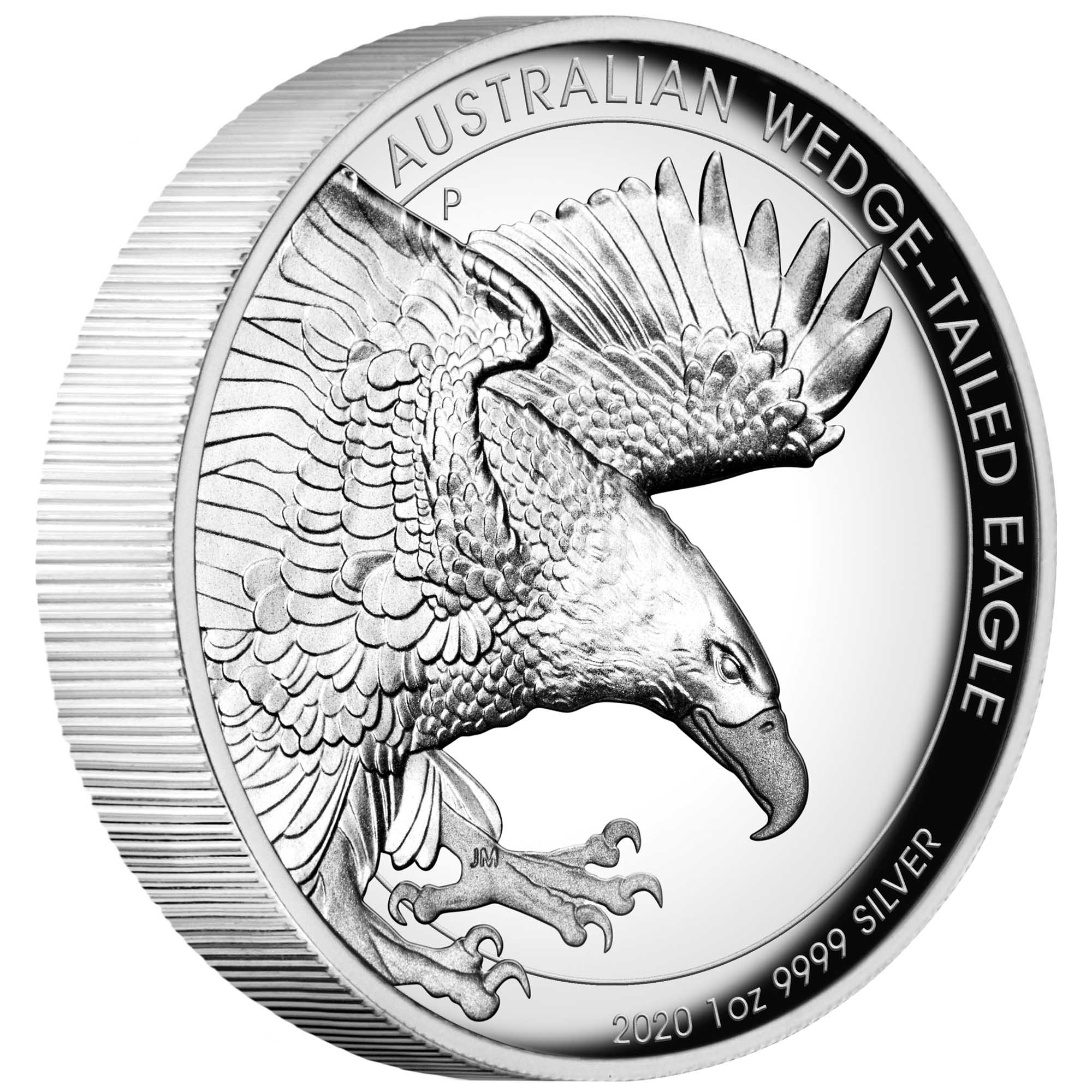 Australian Wedge-tailed Eagle 2020 1oz Silver Proof High Relief Coin