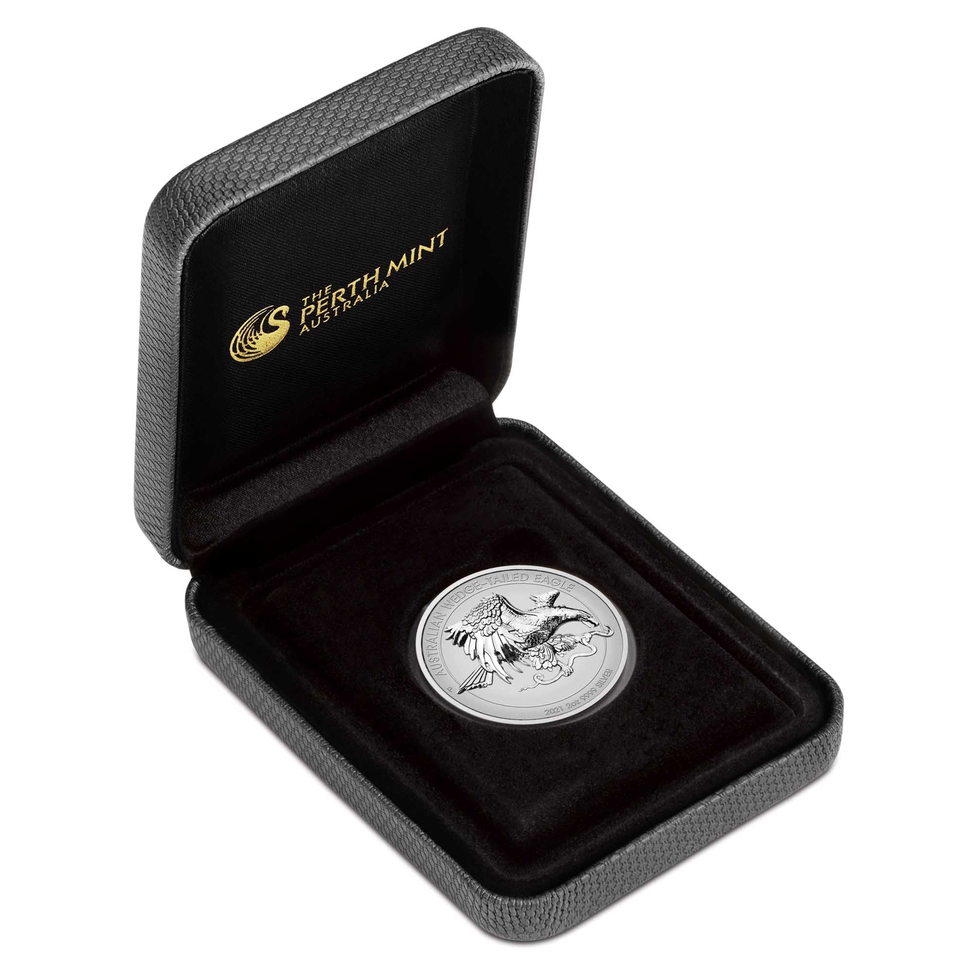 Australian Wedge-tailed Eagle 2021 2oz Silver Reverse Proof Ultra High Relief Piedfort Coin - Image 3