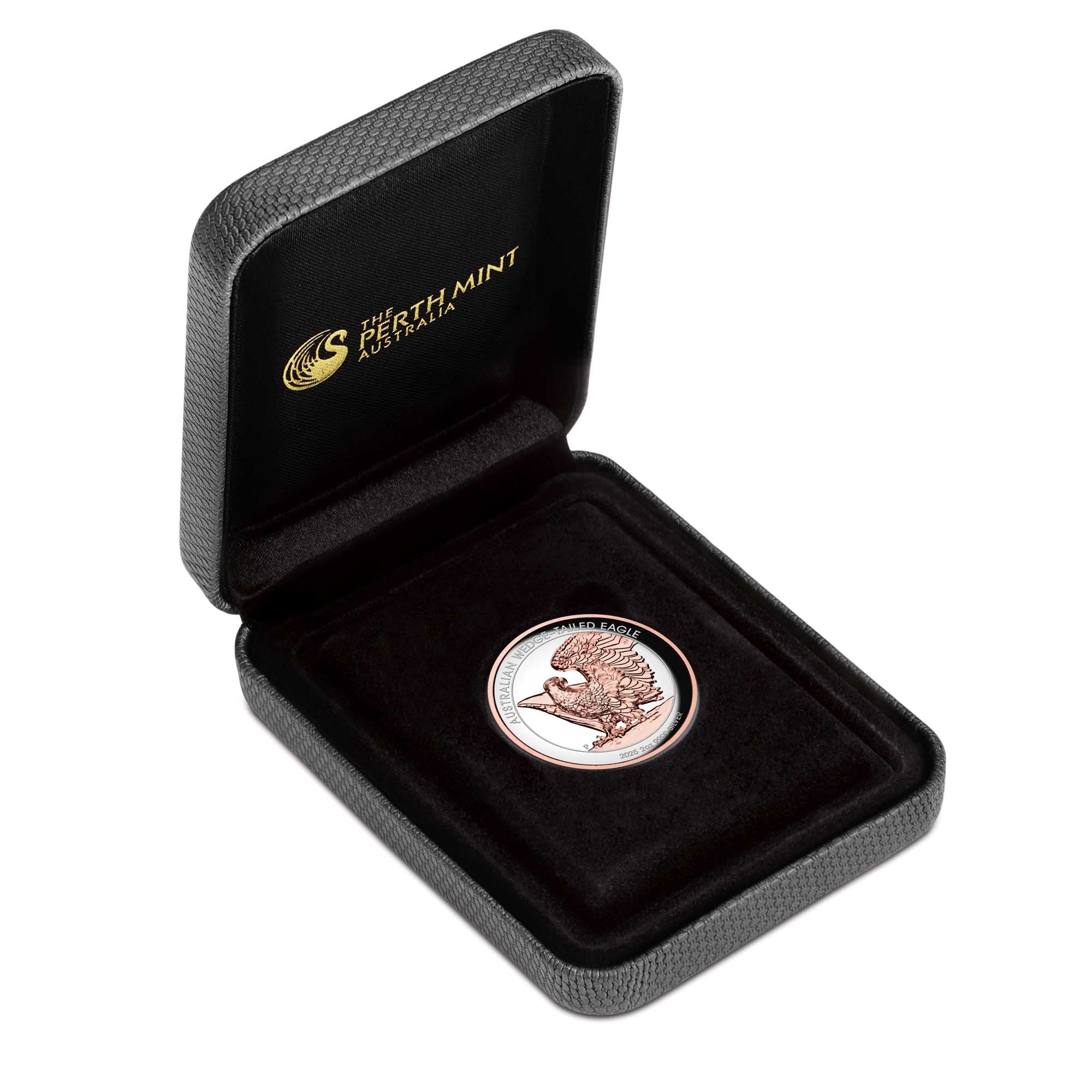 Australian Wedge-tailed Eagle 2025 2oz Silver Proof Ultra High Relief Gilded Coin - Image 3