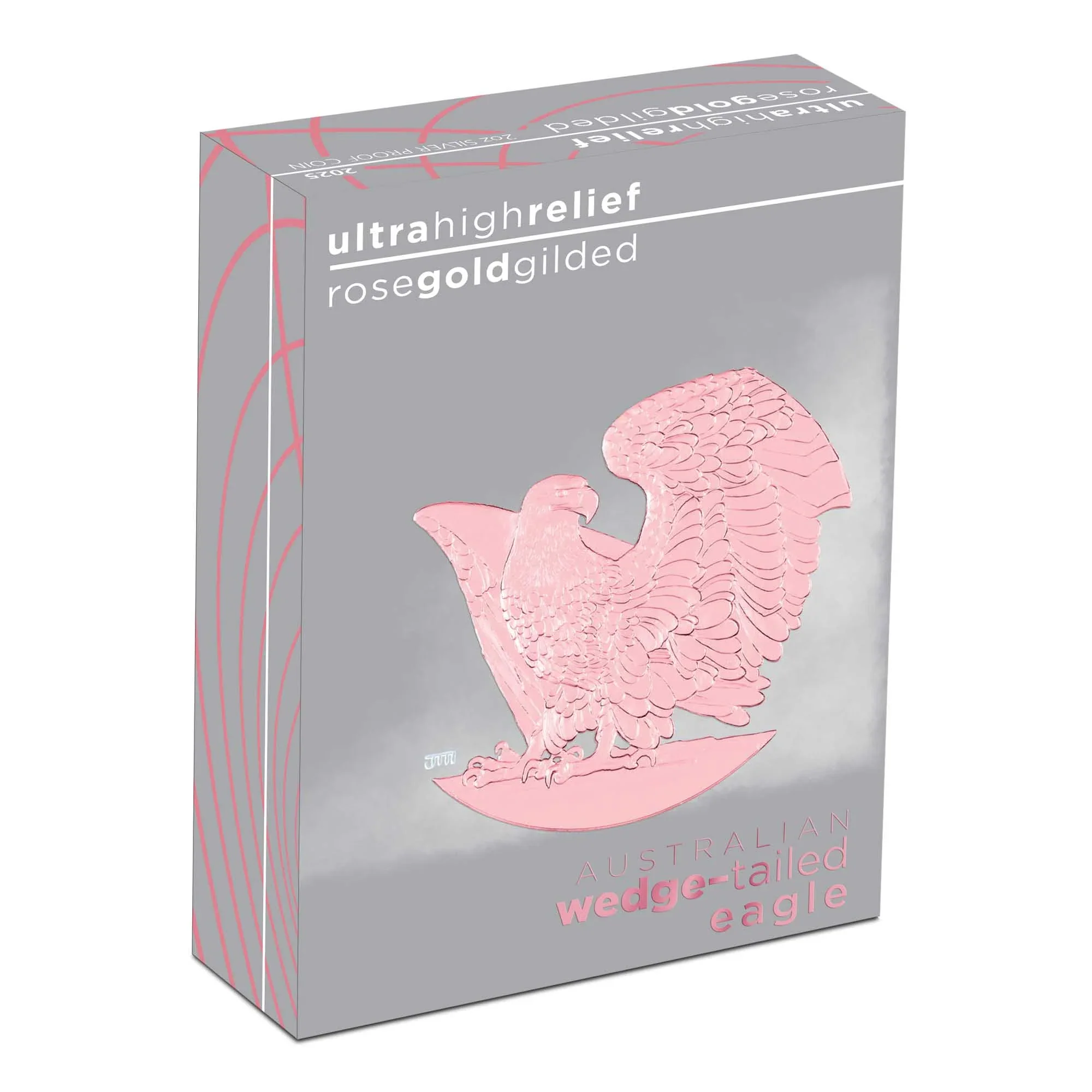 Australian Wedge-tailed Eagle 2025 2oz Silver Proof Ultra High Relief Gilded Coin - Image 4