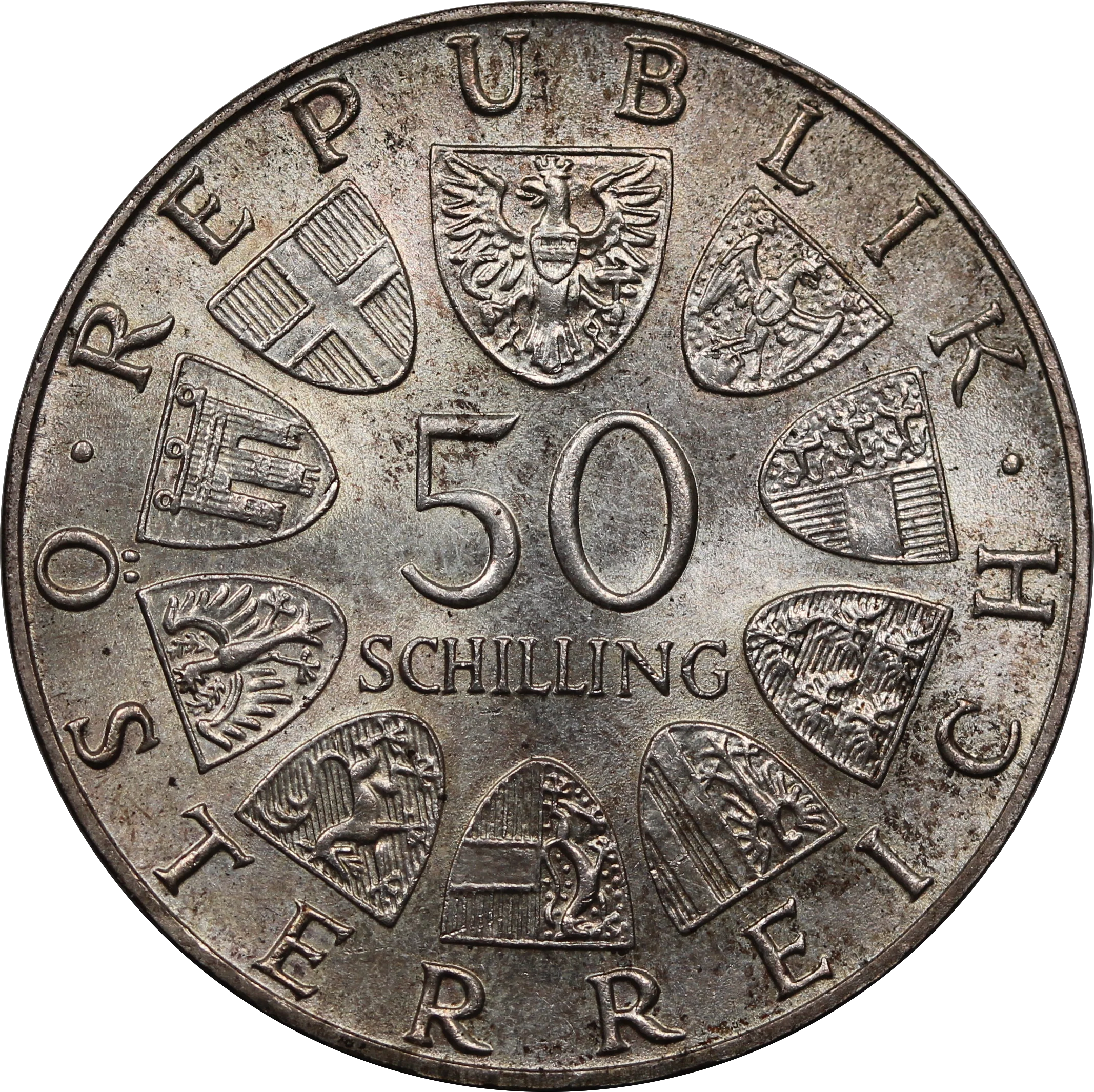 Austria 1974 50 Schilling UNC - Image 2