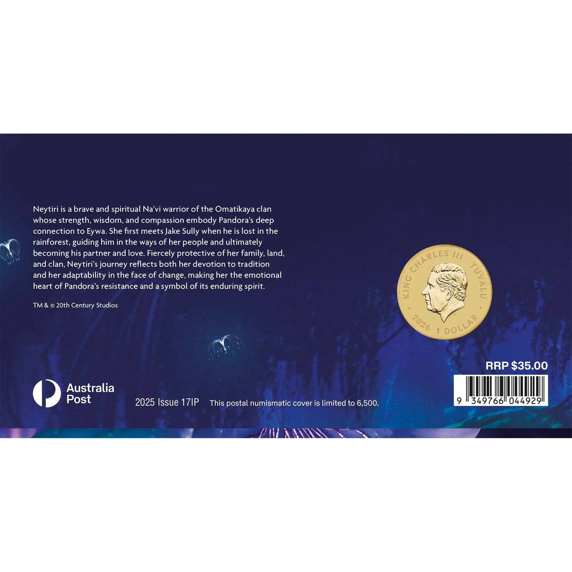 Avatar - Neytiri 2026 Stamp and Coin Cover - Image 5