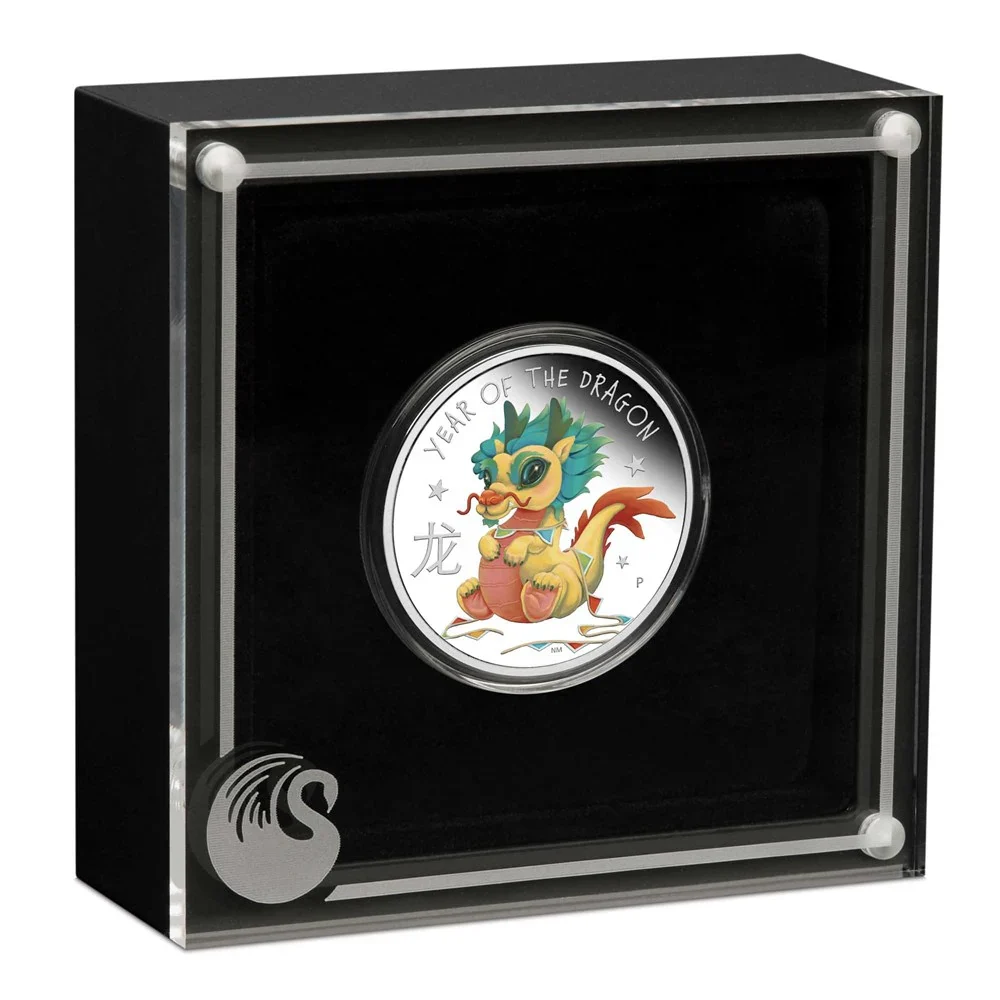 Baby Dragon 2024 1/2oz Silver Proof Coloured Coin - Image 3