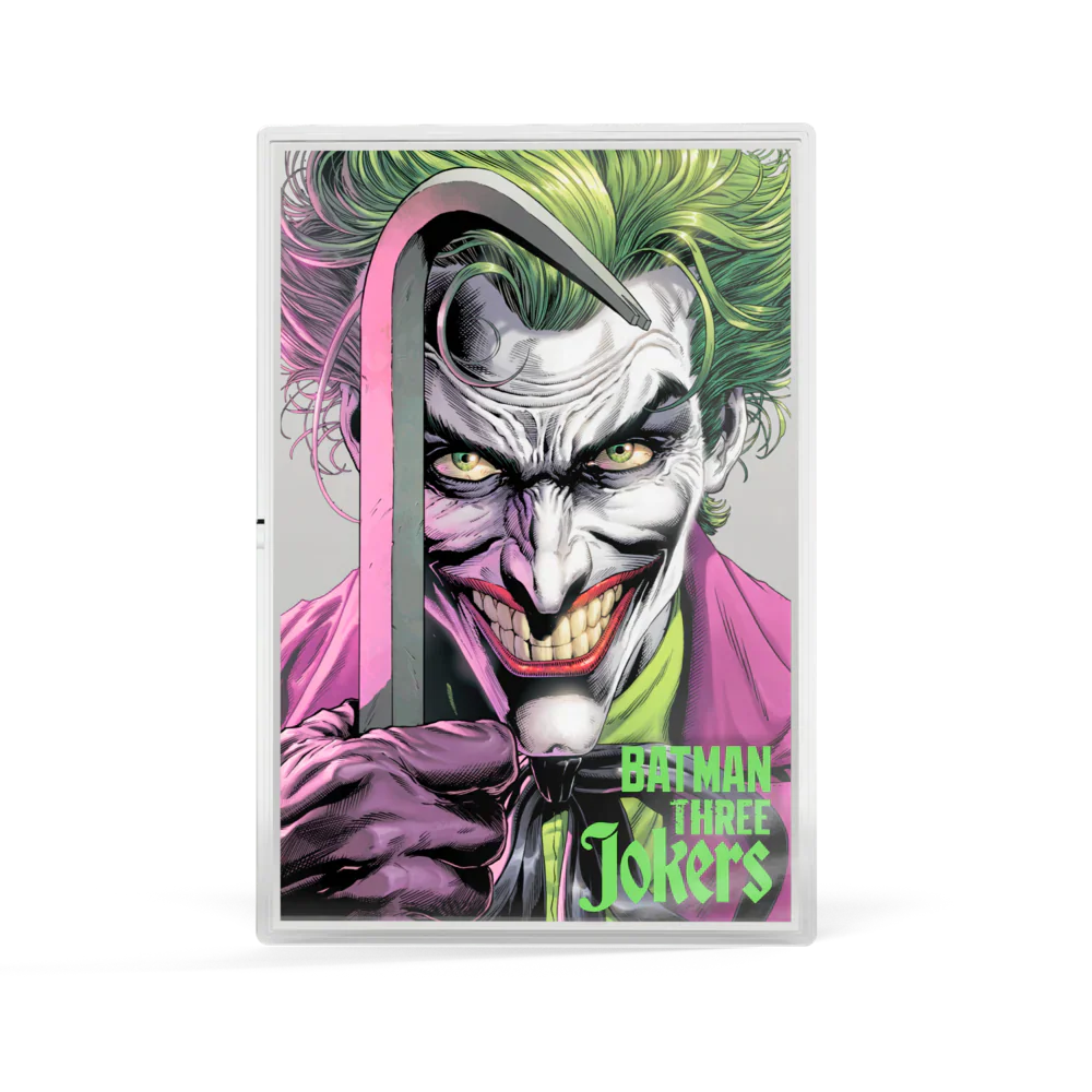 Batman Three Jokers #1 - The Clown 1oz Silver Foil