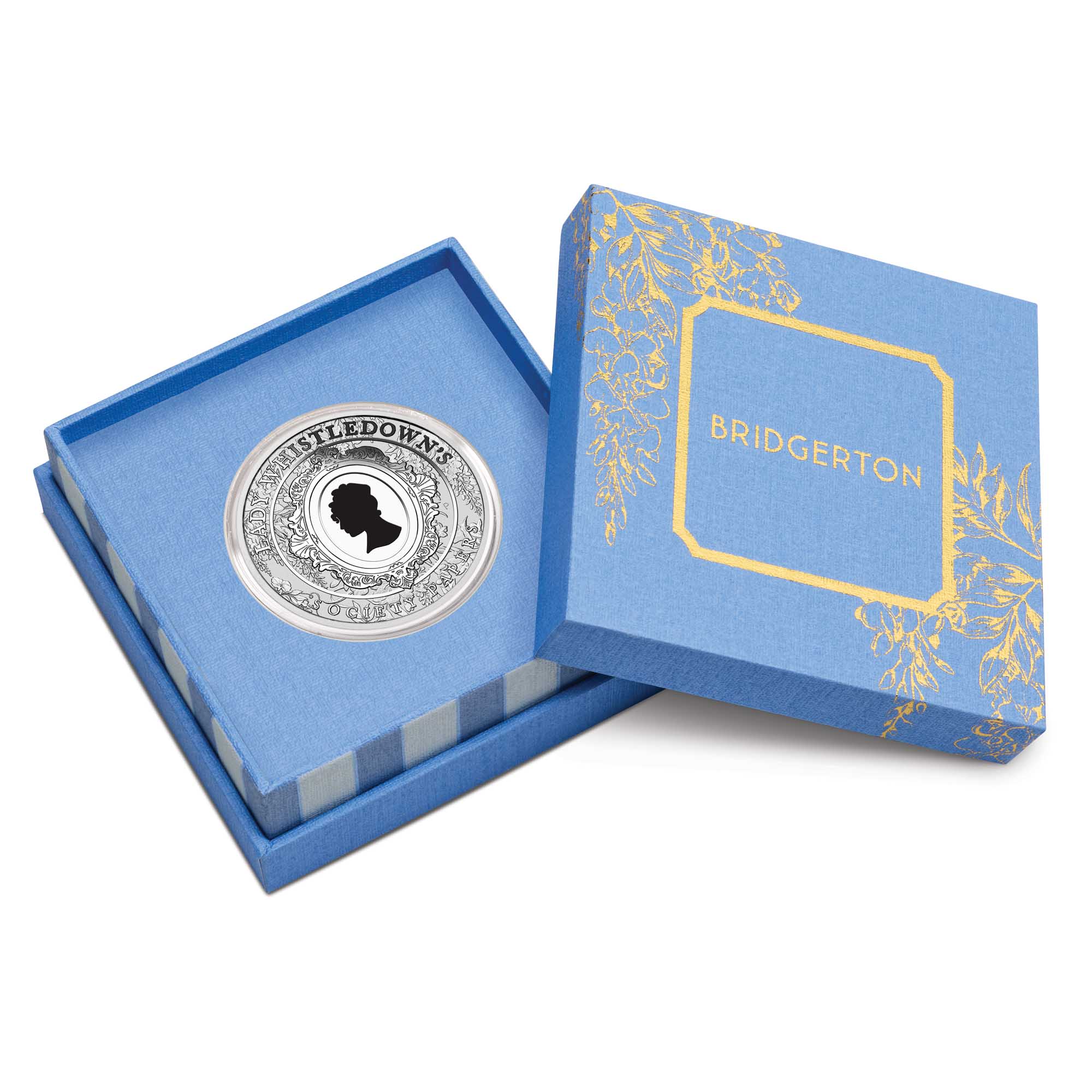 Bridgerton - Lady Whistledown 2026 1oz Silver Coloured Coin - Image 3