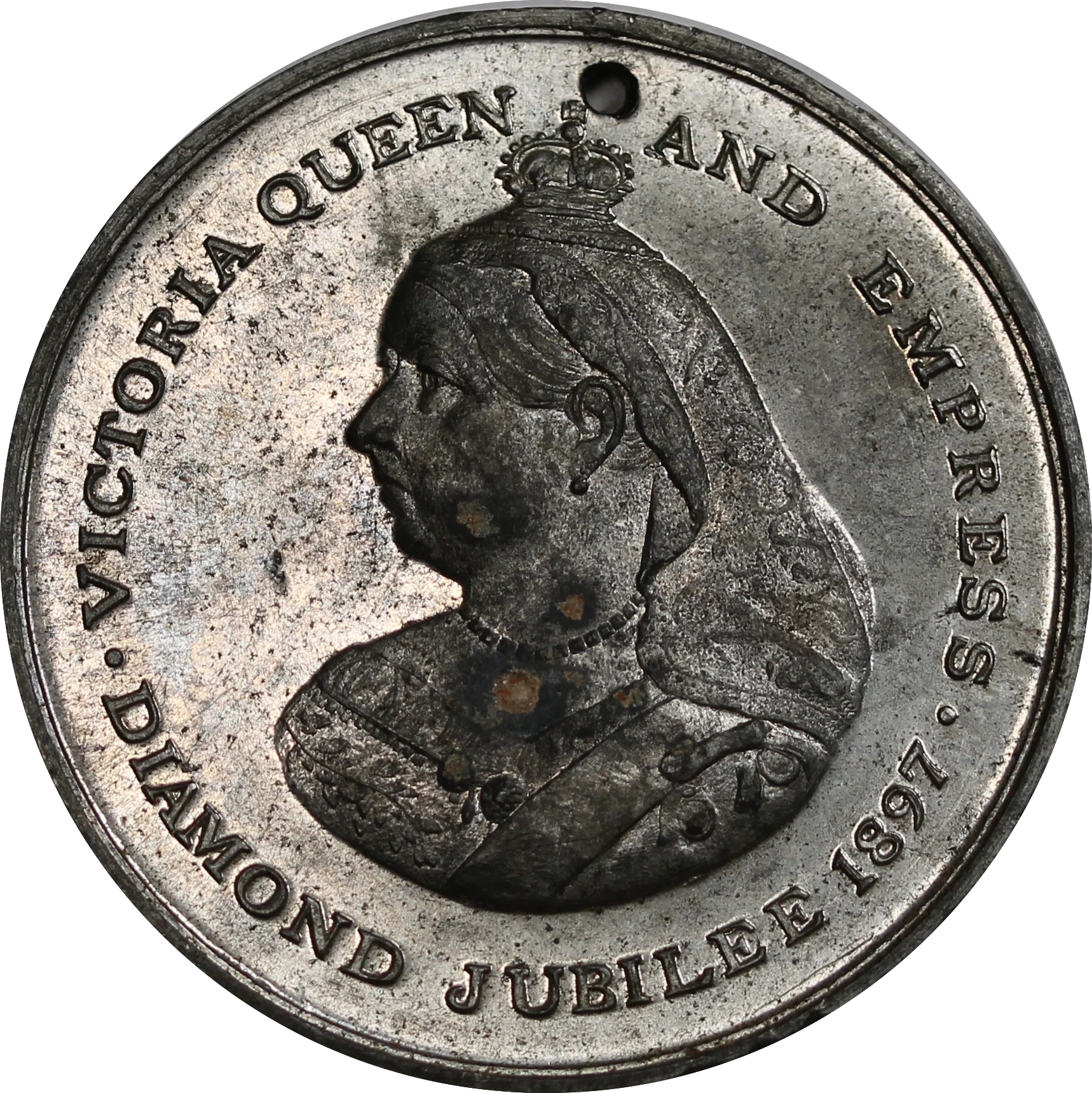 British Empire 1837-1897 Queen Victoria Diamond Jubilee Medal - Image 2