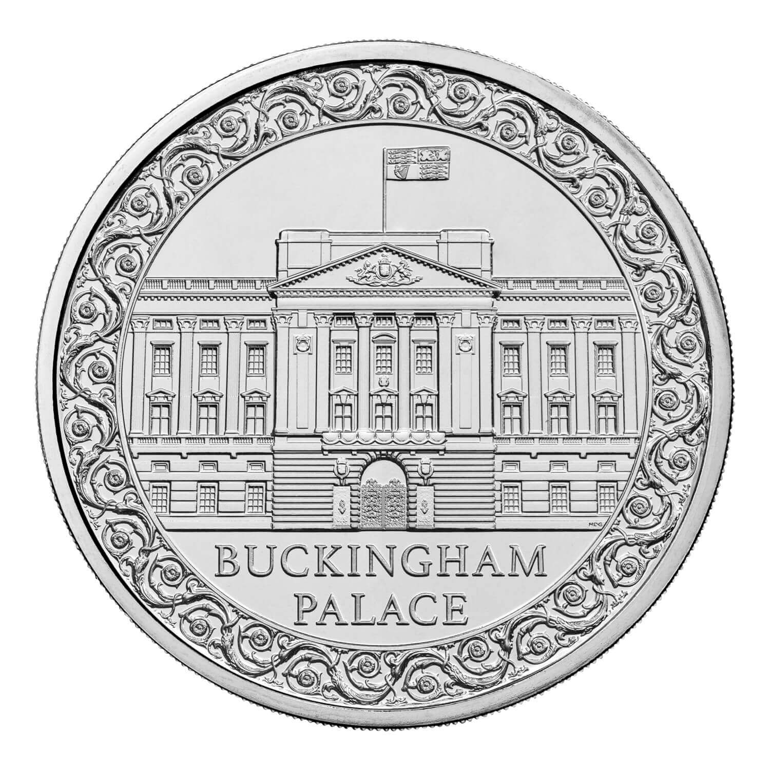 Buckingham Palace 2024 UK £5 Brilliant Uncirculated Coin - Image 2