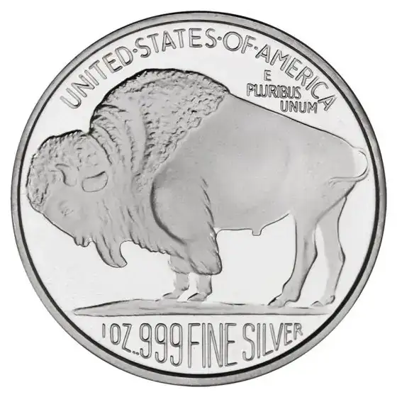 Buffalo 1oz Silver Bullion Round - Image 2