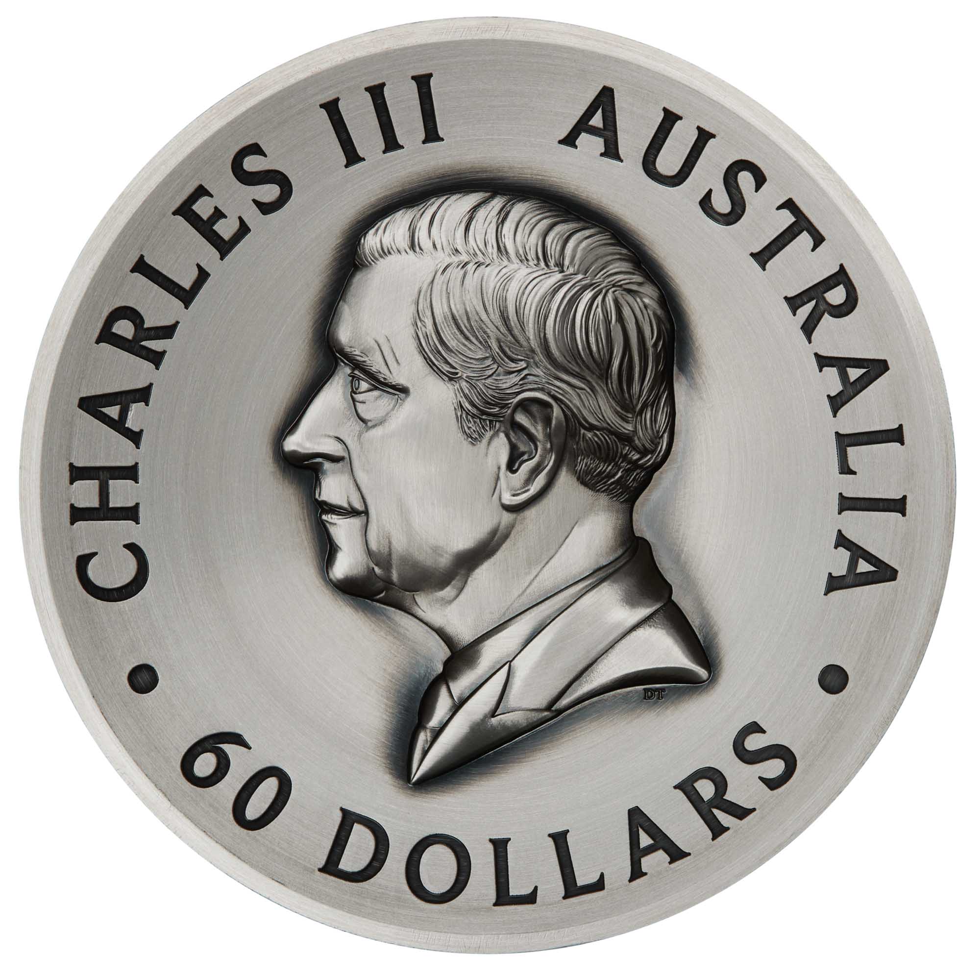 Butterfly 2025 2 Kilo Silver High Relief Antiqued Coin - Image 3