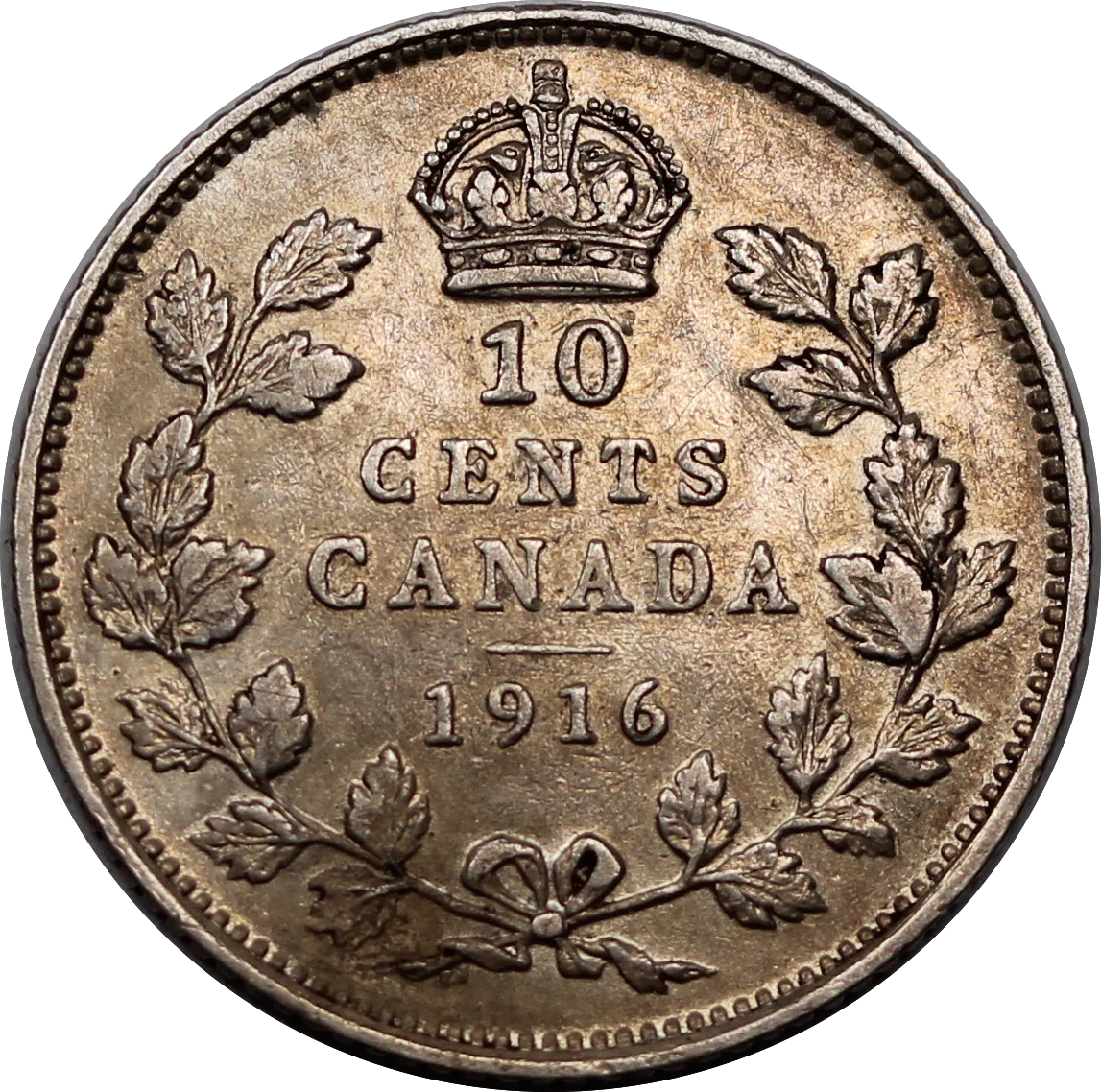 Canada 1916 10 Cent Fine