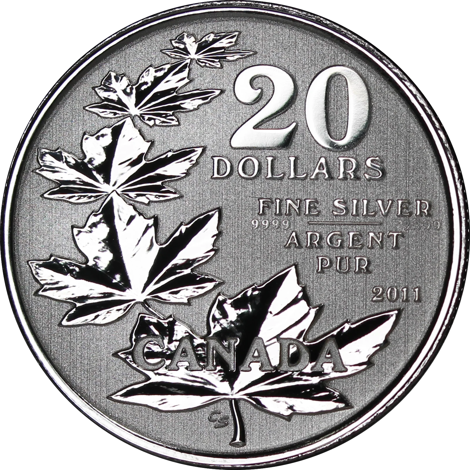 2011 Canada 1/4oz Fine Silver $20 Coin