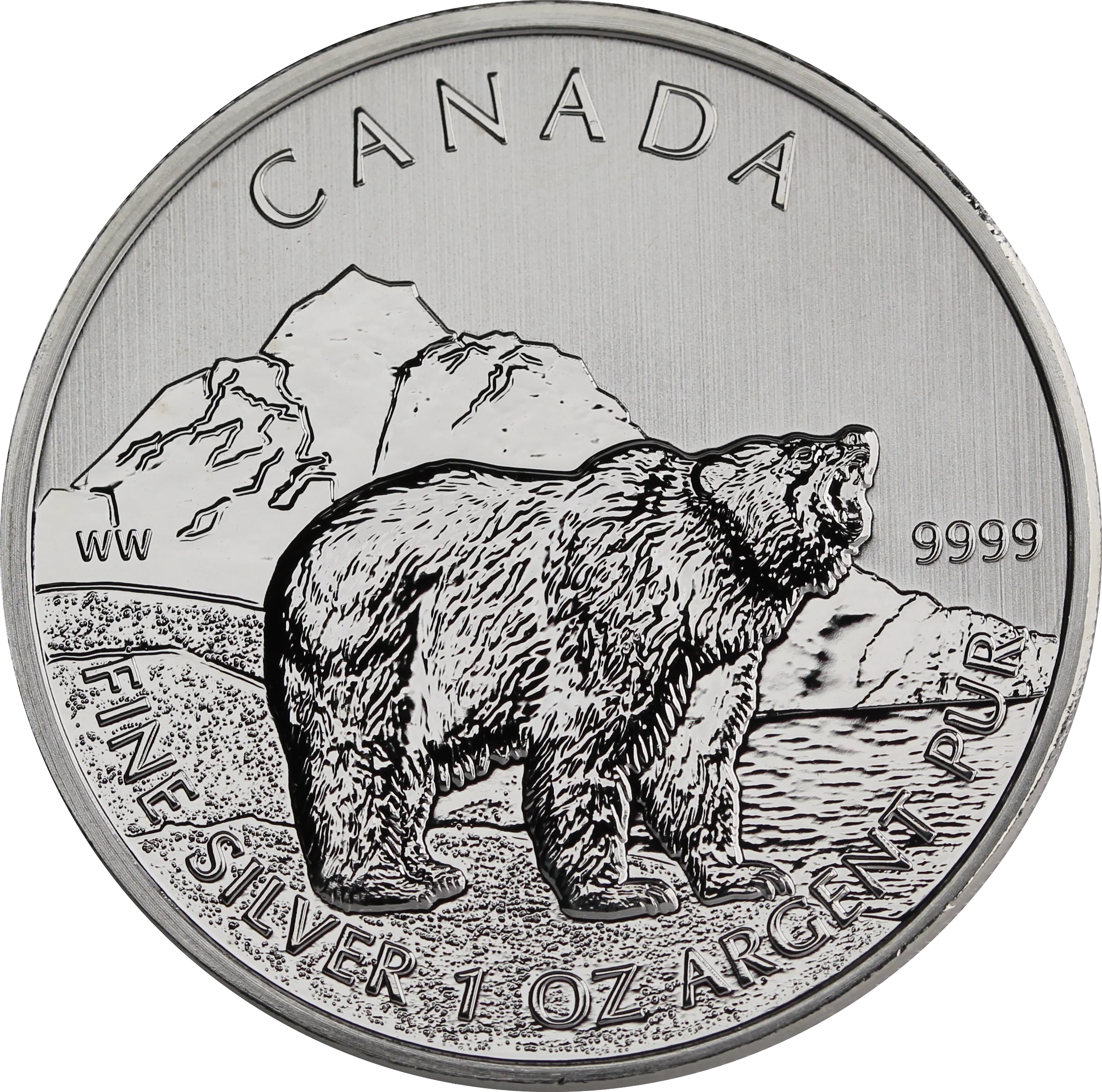 Canada 2011 Polar Bear 1oz Silver Coin