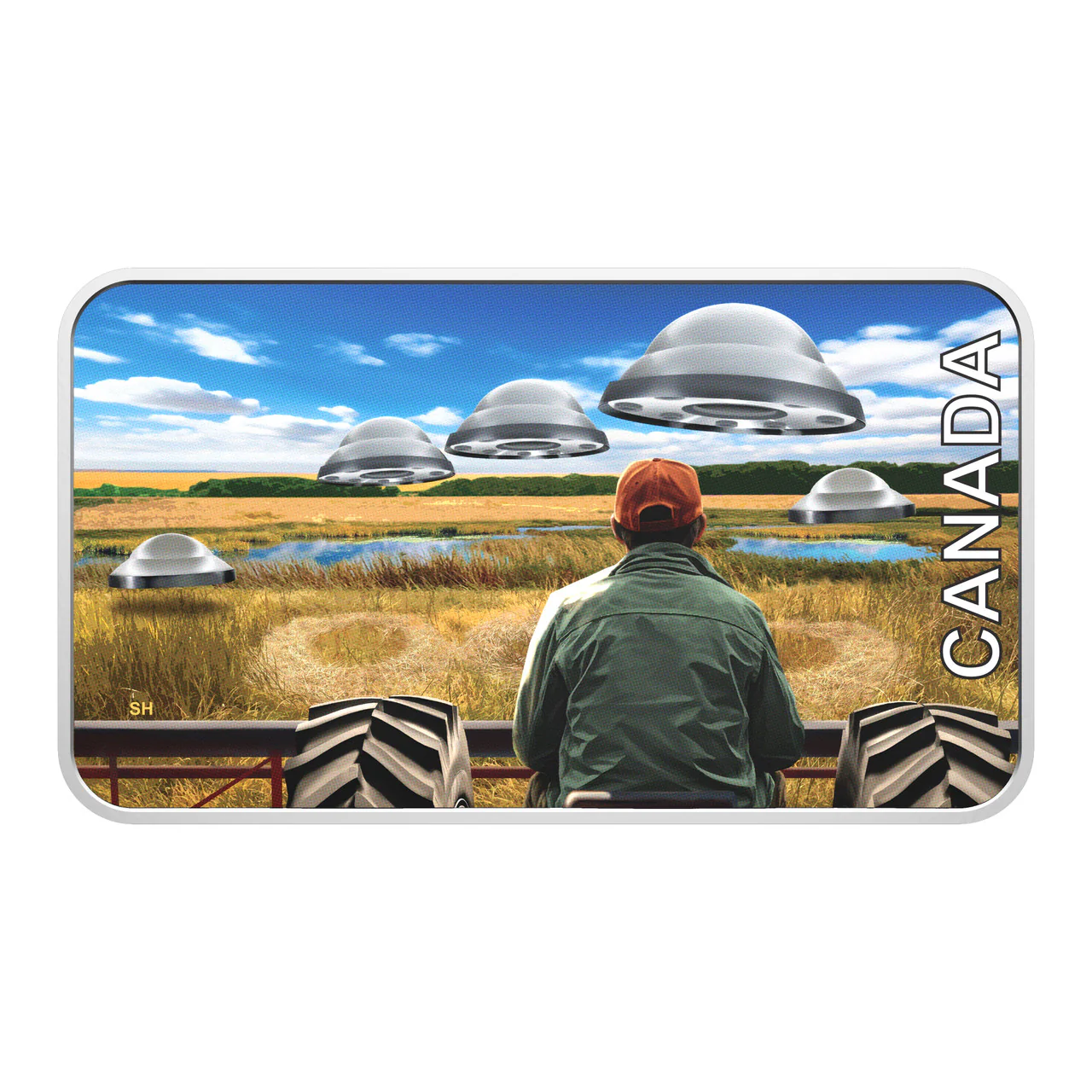 Canada 2024 $20 Fine Silver Coin - Canada's Unexplained Phenomena: The Langenburg Event - Image 2