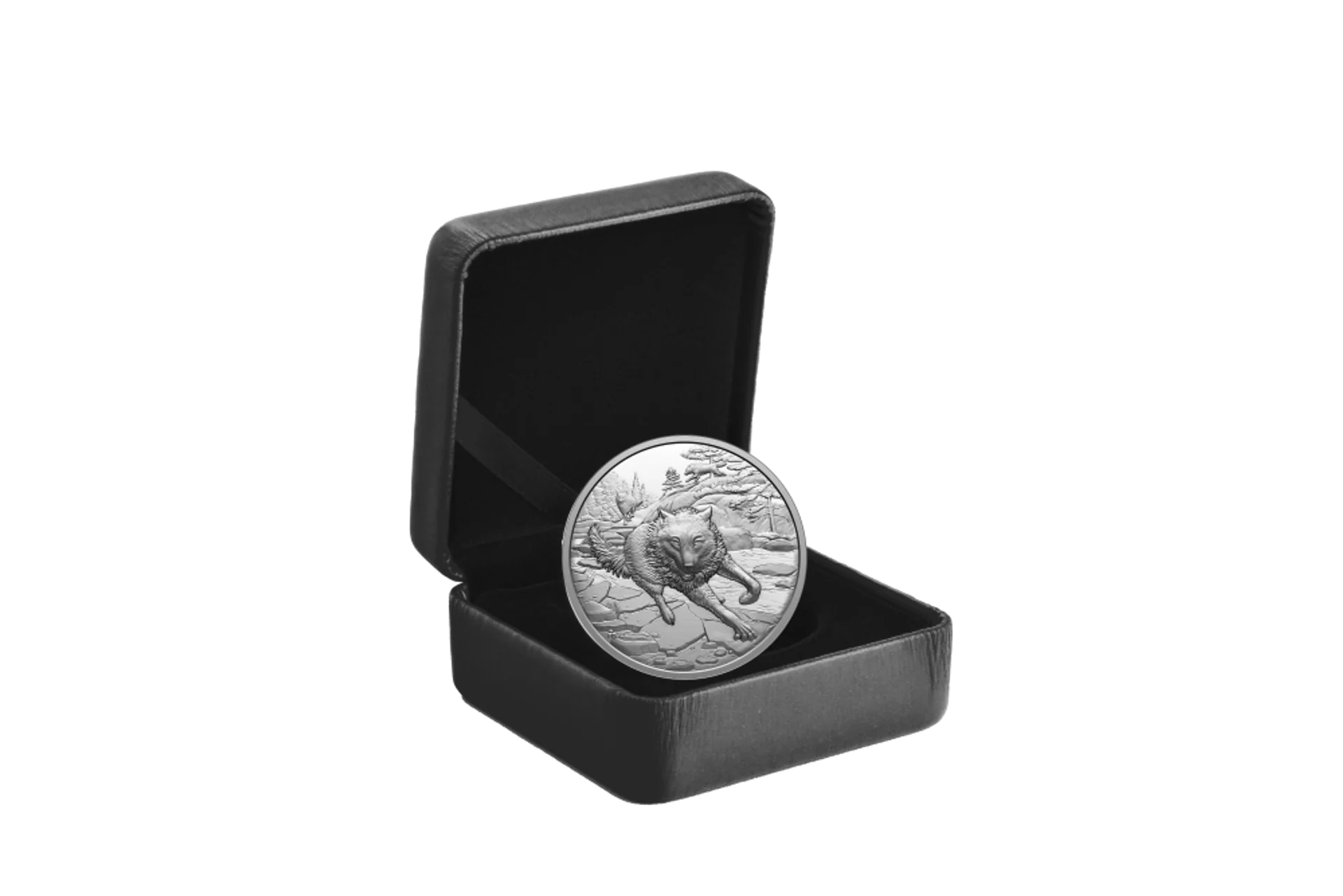 Canada 2025 $20 Ultra-High Relief Fine Silver Coin - Great Hunters: Grey Wolf - Image 3