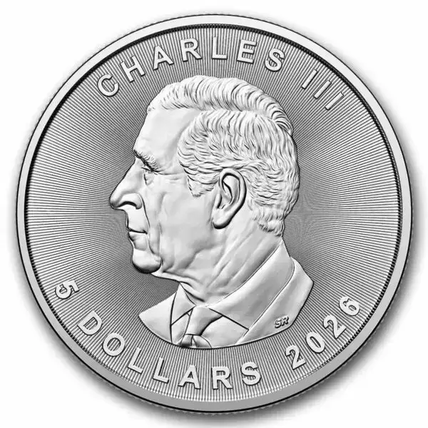 Canada 2026 1oz Silver Maple Leaf Bullion Coin - Image 2