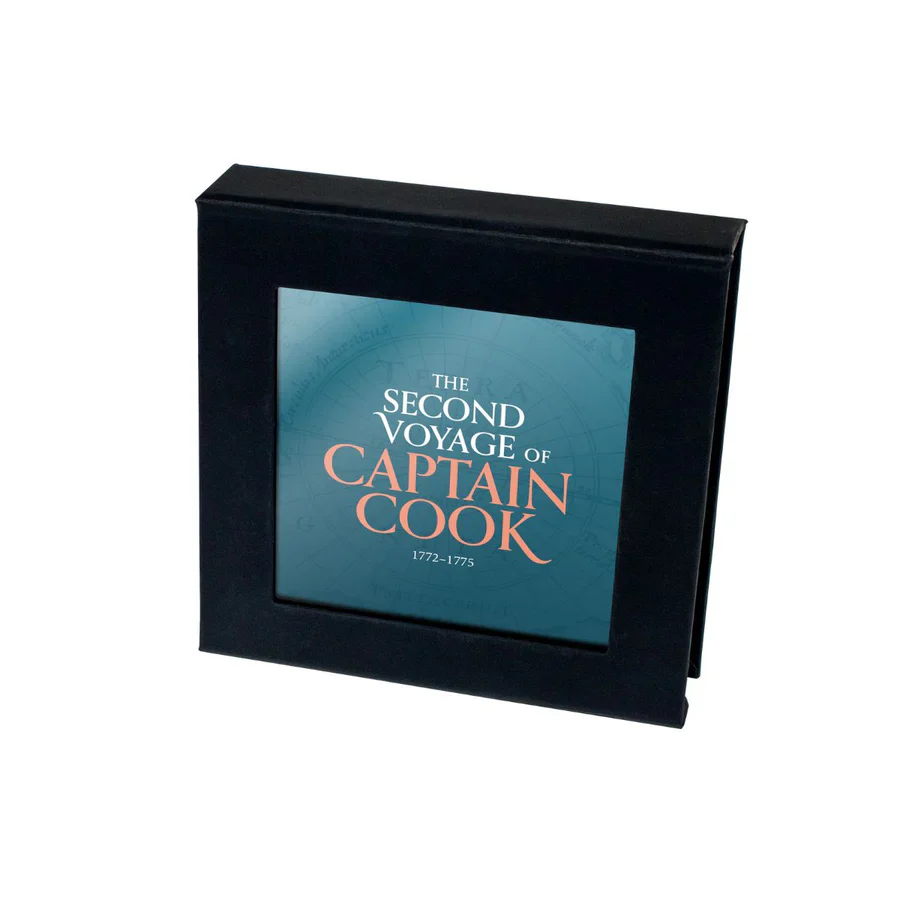 Captain Cook 2025 $1 The Search for Terra Australis 1oz Silver Proof Coin - Image 4