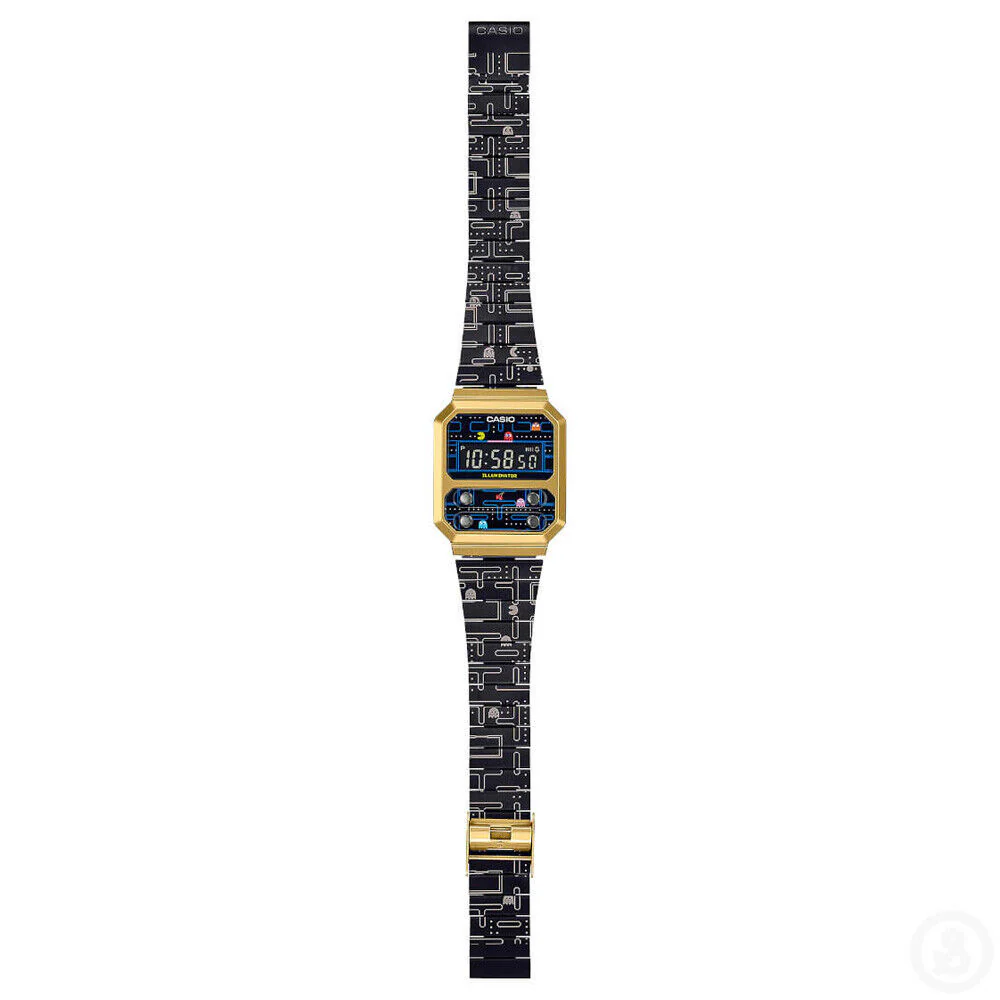 Casio Pac-Man Collaboration A100WEPC-1B Wrist Watch - Image 4