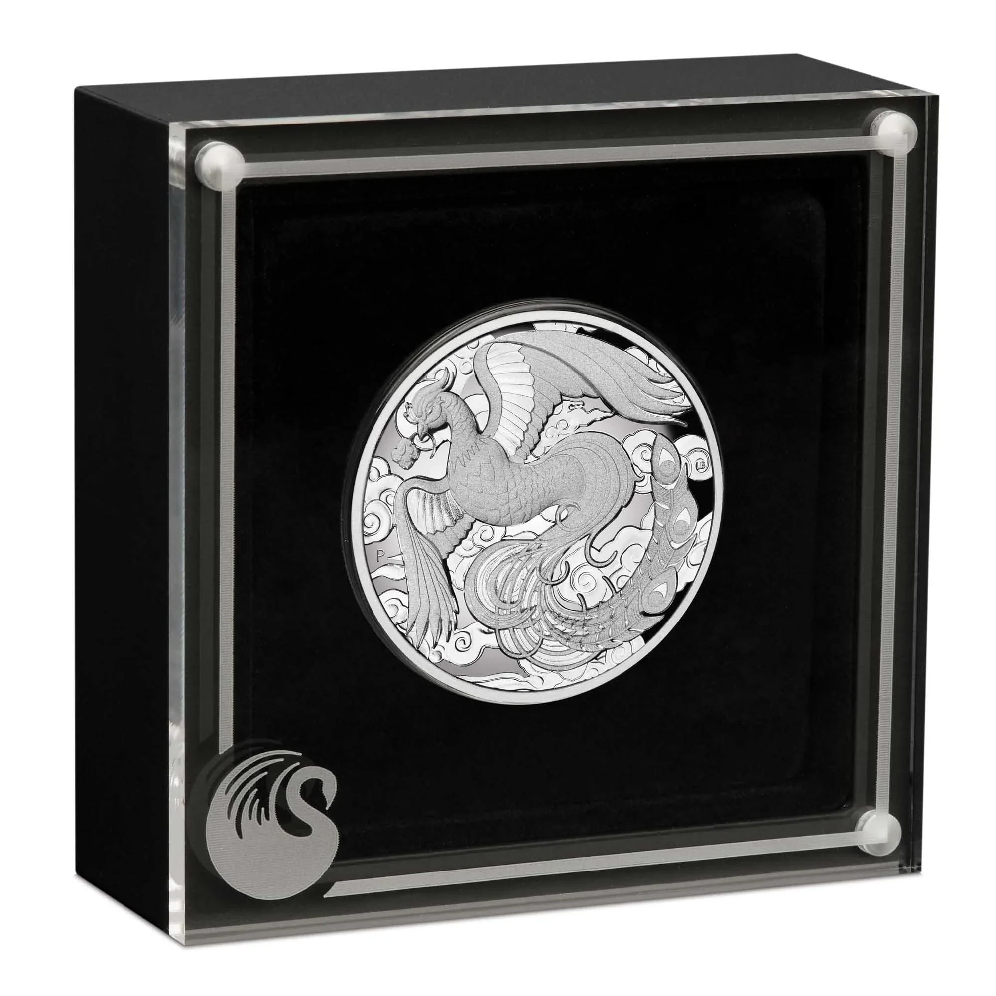 Chinese Myths and Legends Phoenix 2022 2oz Silver Proof High Relief Coin - Image 3