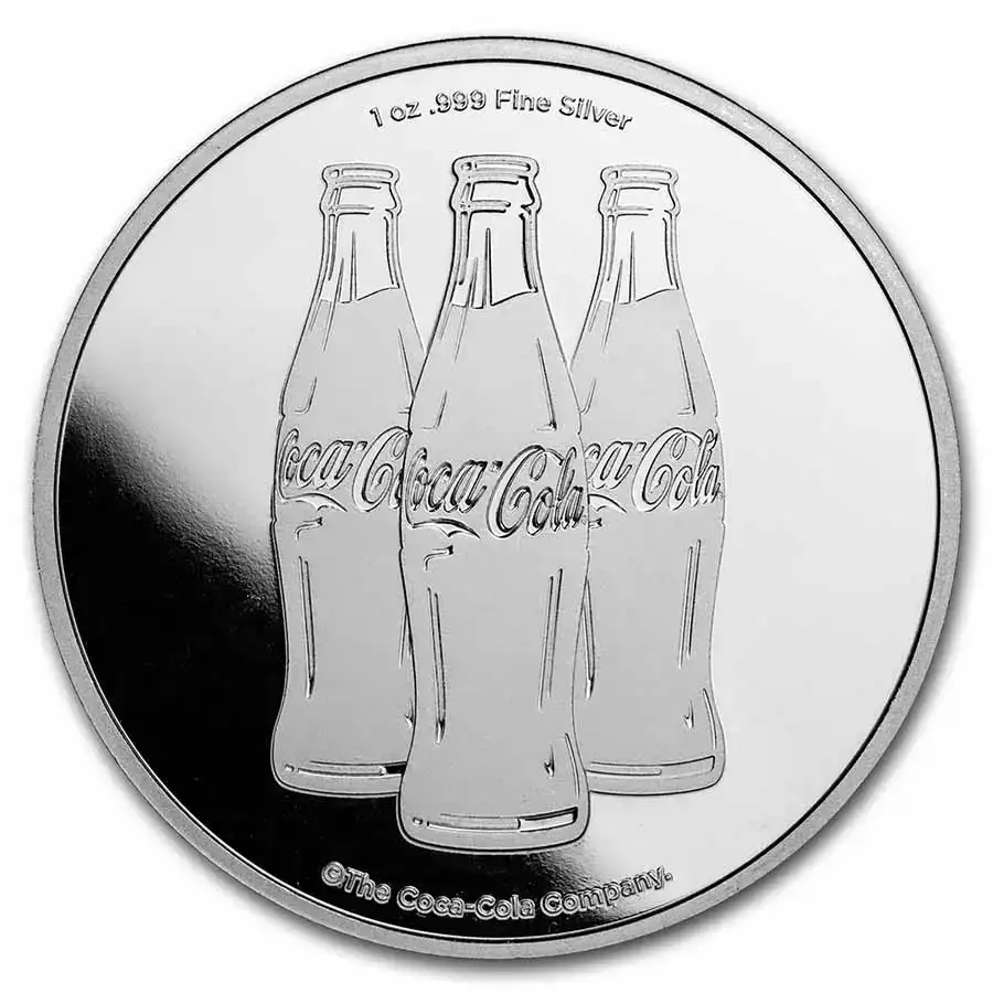 Coca-Cola 1oz Silver Round - Image 2