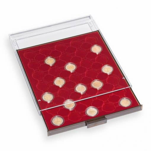 Coin Box/Tray 30 Compartments for 33mm Coins in Capsules