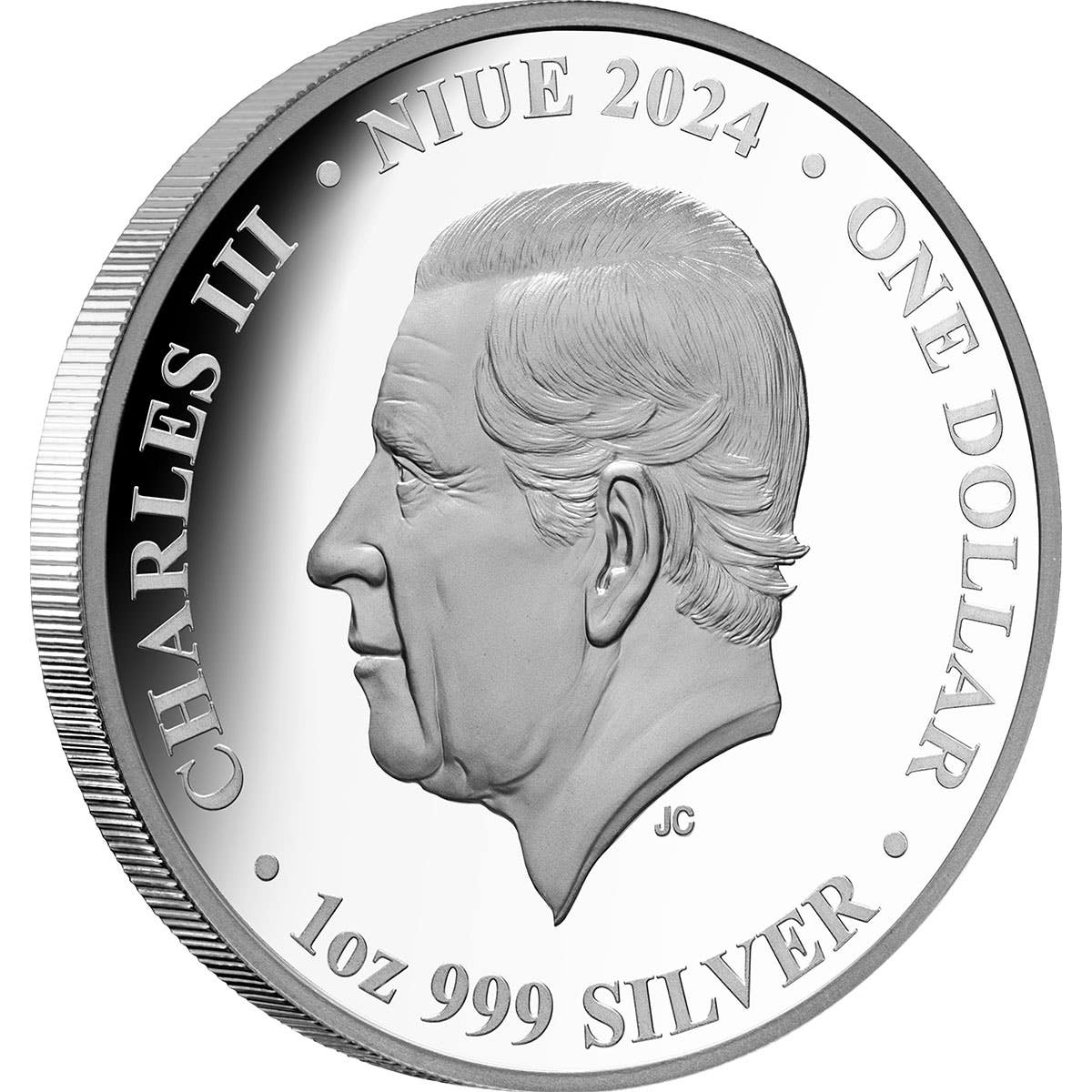 Colours of Australia 2024 $1 Red Centre 1oz Silver Proof Coin - Image 2
