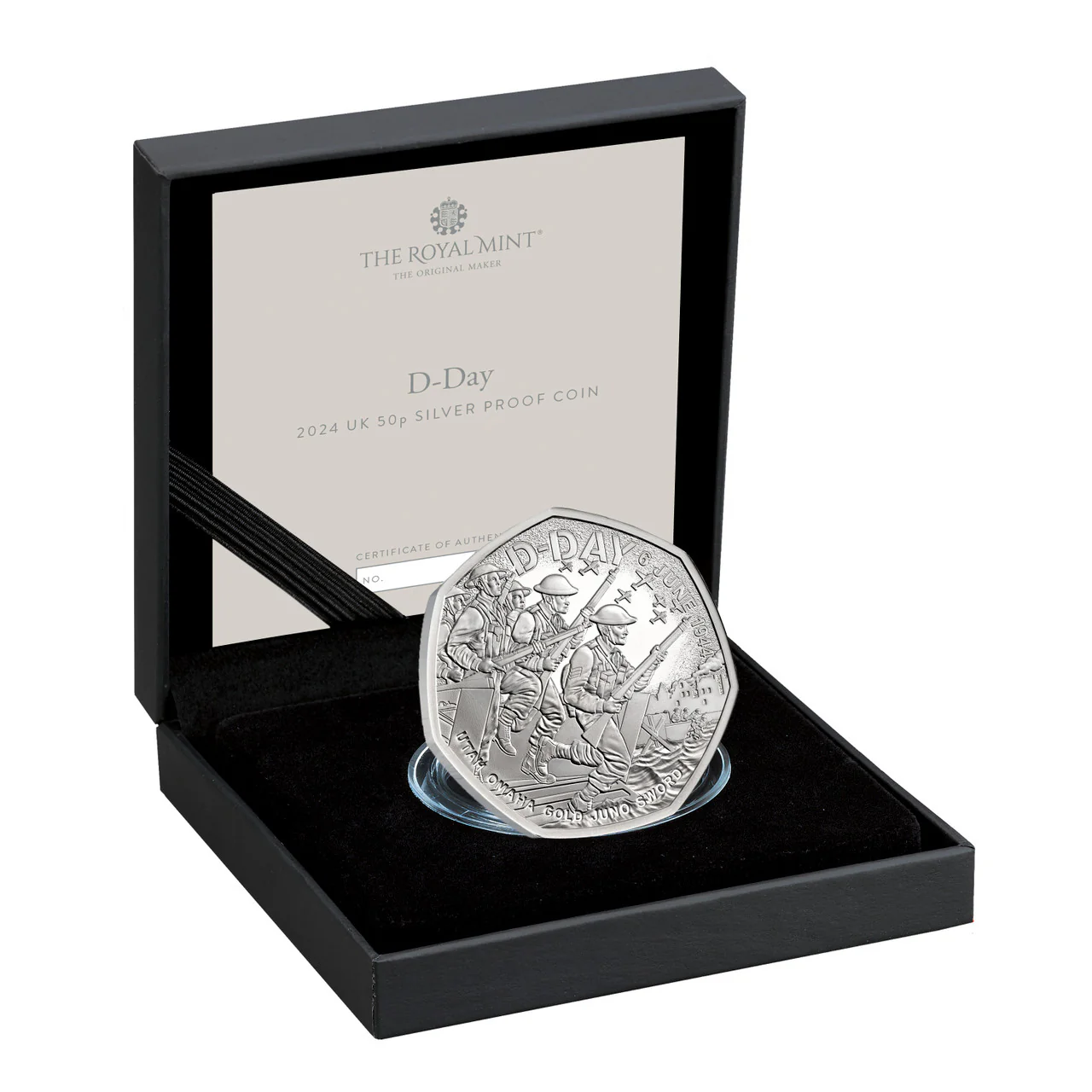 D-Day 2024 UK 50p Silver Proof Coin