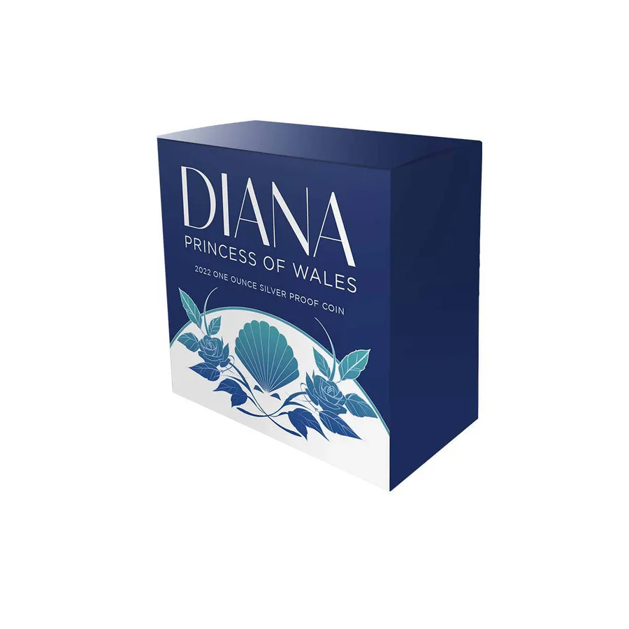 Diana Princess of Wales 2022 $5 1oz Silver Proof Coin - Image 4