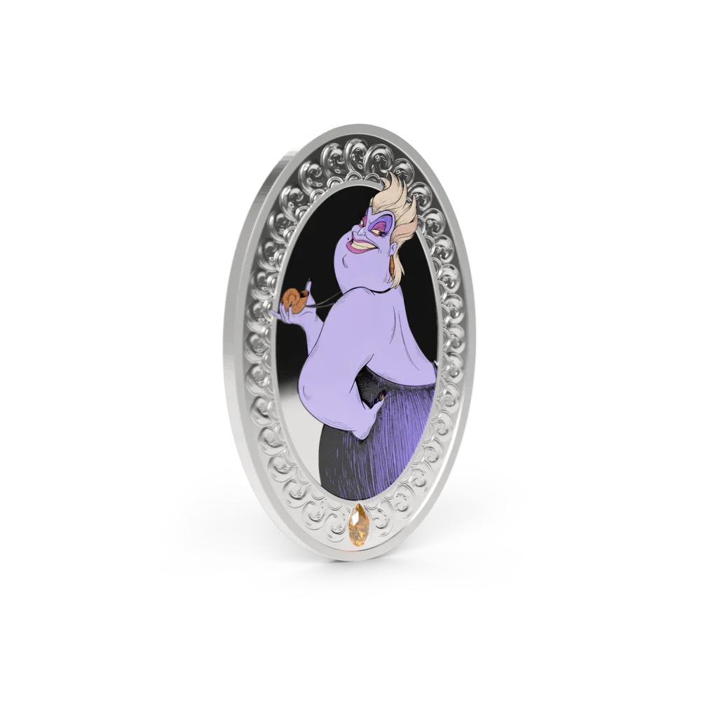 Disney Villains - Ursula 1oz Silver Coin - Image 2