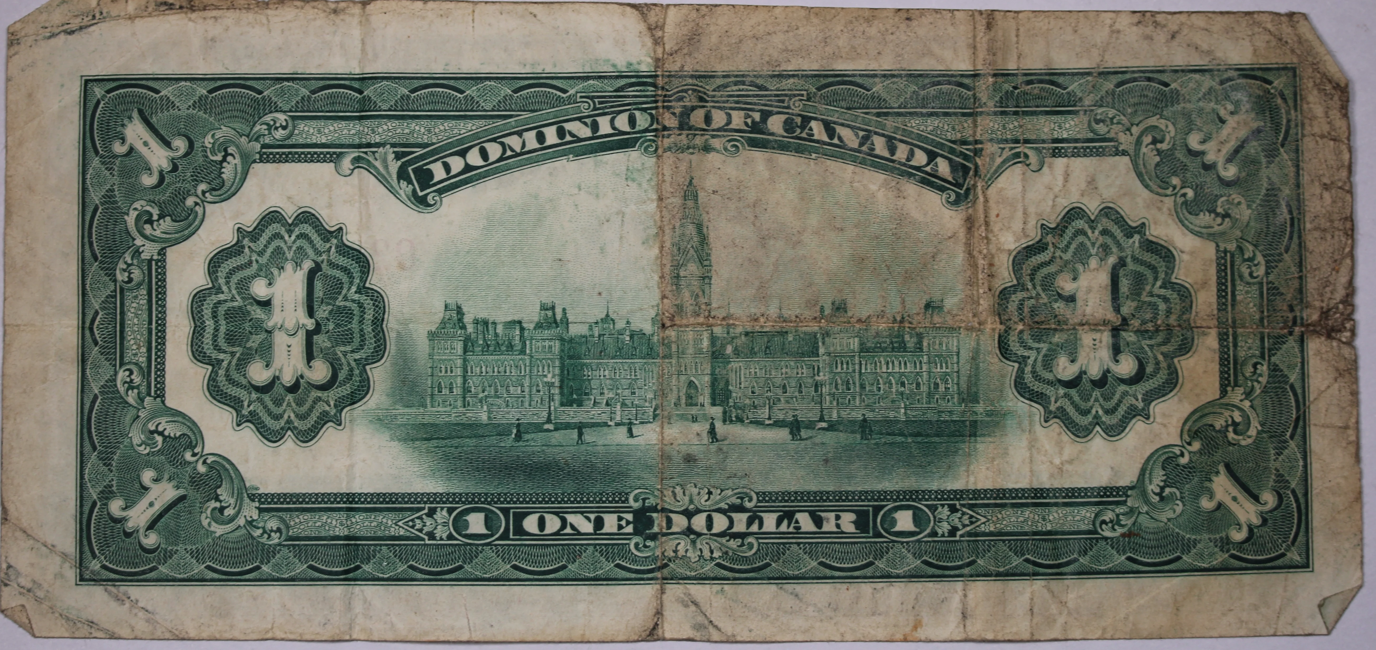 Dominion of Canada 1917 One Dollar Banknote VG - Image 2
