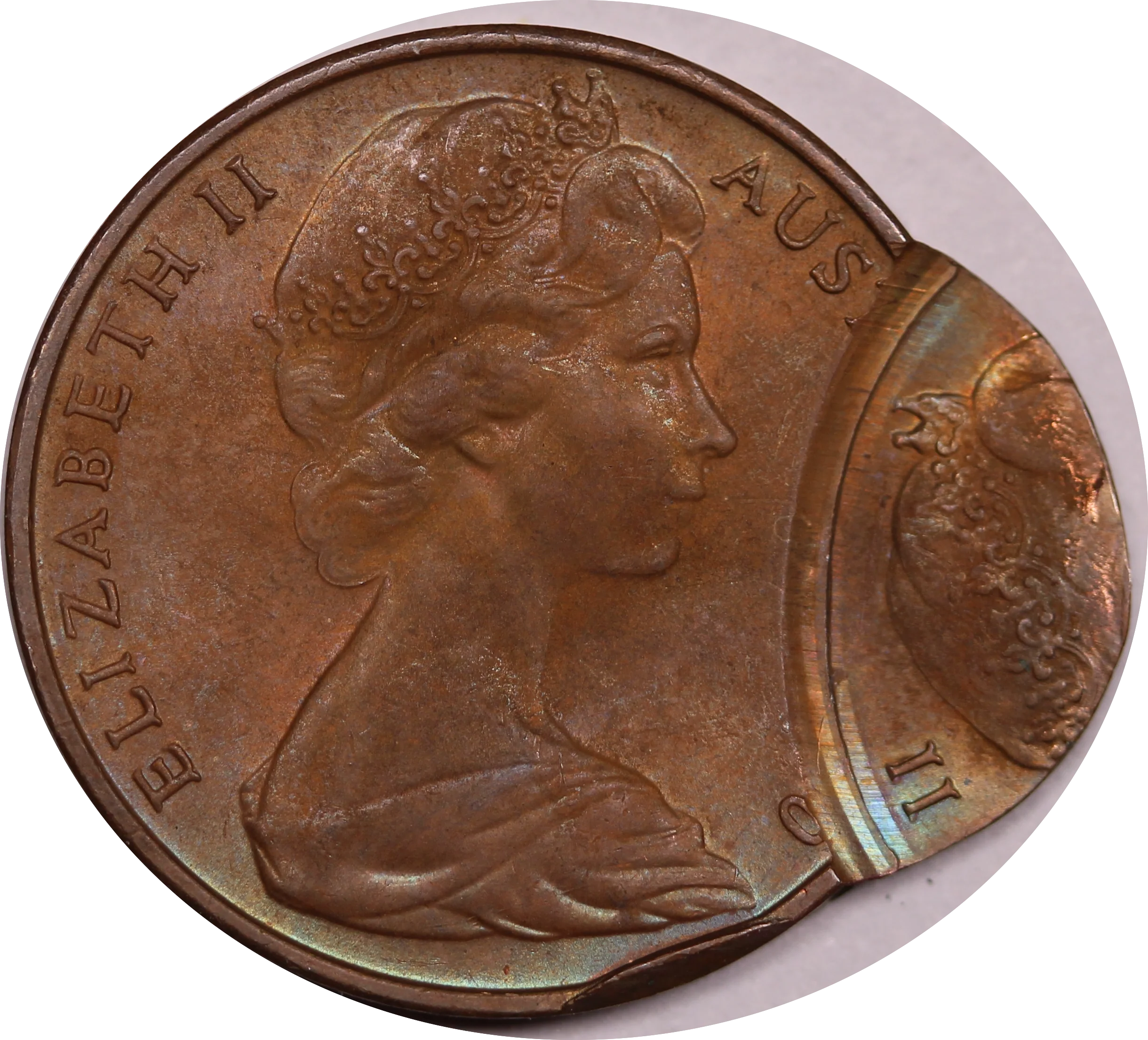 Double Struck 2 Cent Coin UNC - Image 2