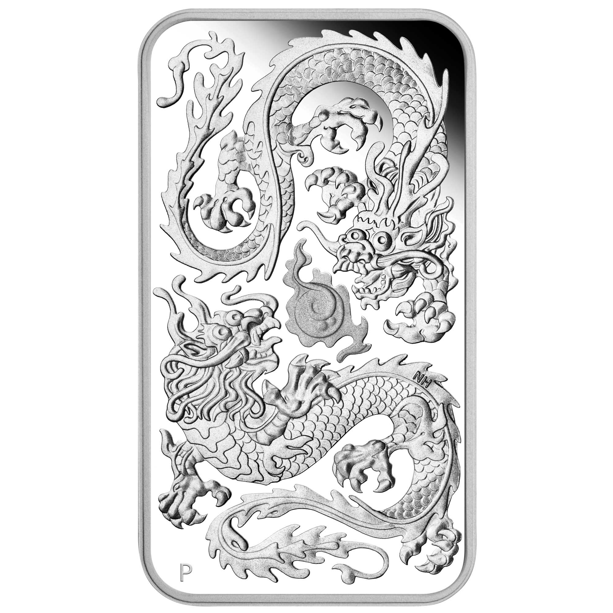 Dragon 2020 1oz Silver Proof Rectangular Coin - Image 4