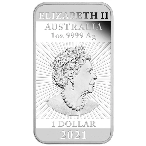Dragon 2021 1oz Silver Proof Rectangular Coin - Image 2