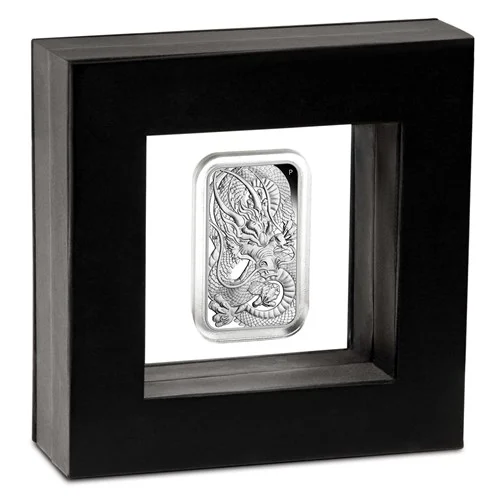 Dragon 2021 1oz Silver Proof Rectangular Coin - Image 3